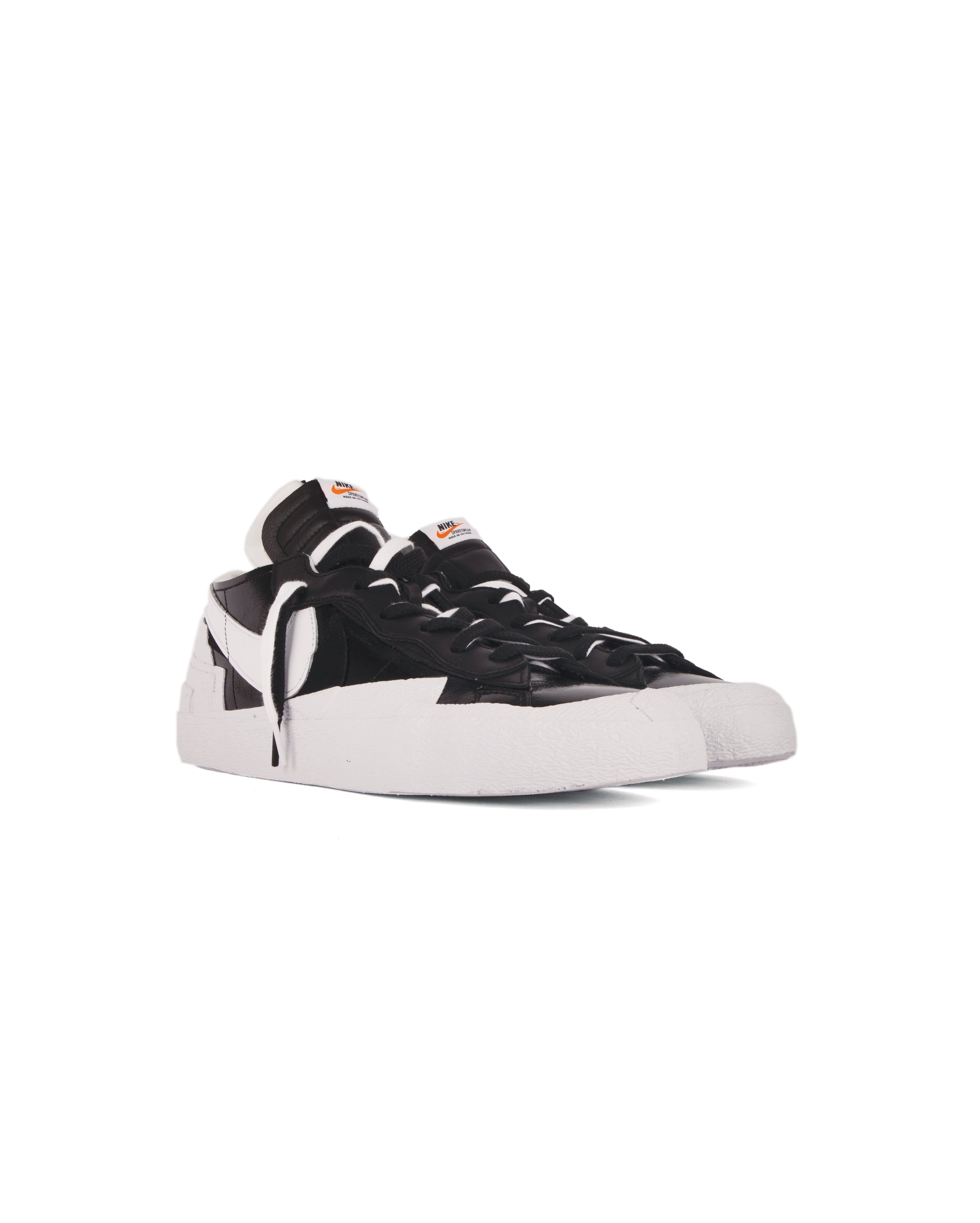 X Sacai Blazer Low Black Patent Leather OUTLET - Starcowparis