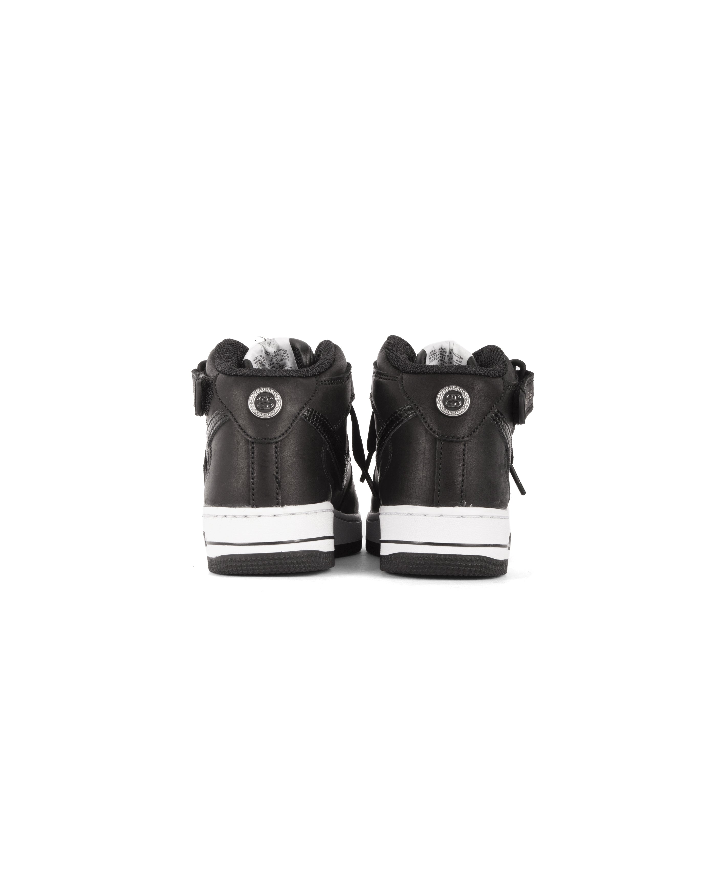 X Stussy Air Force 1 Mid Black White