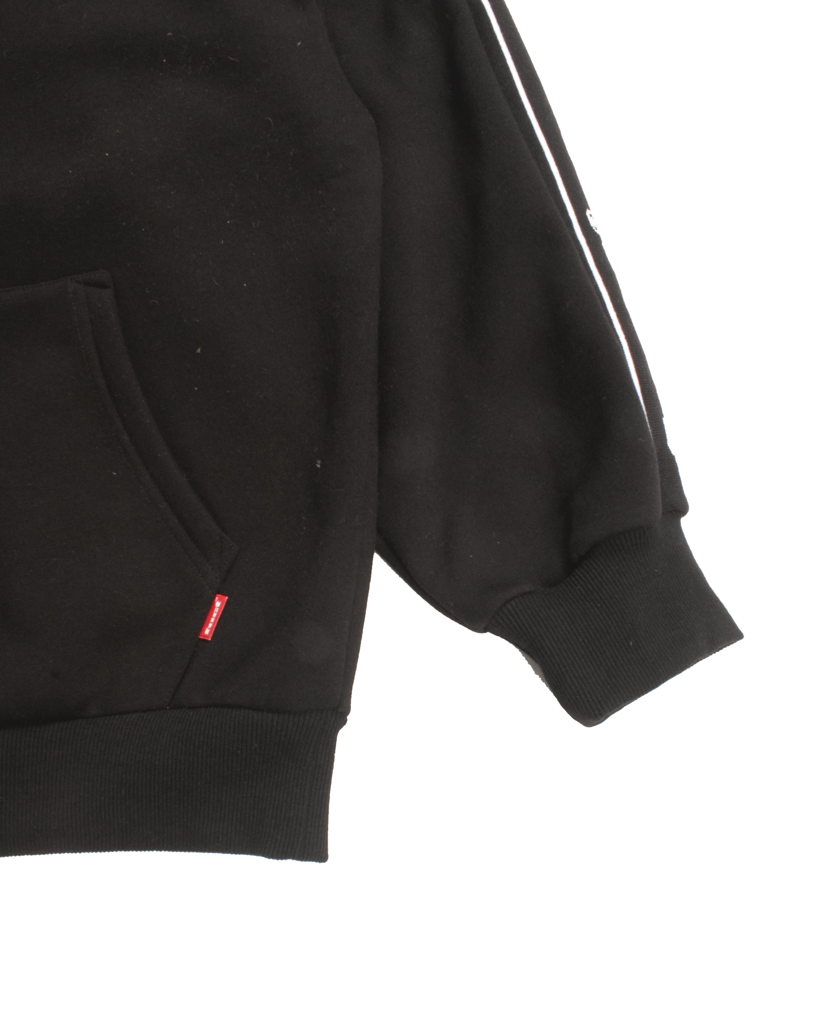 Og Logo Ribbed Hoody Black