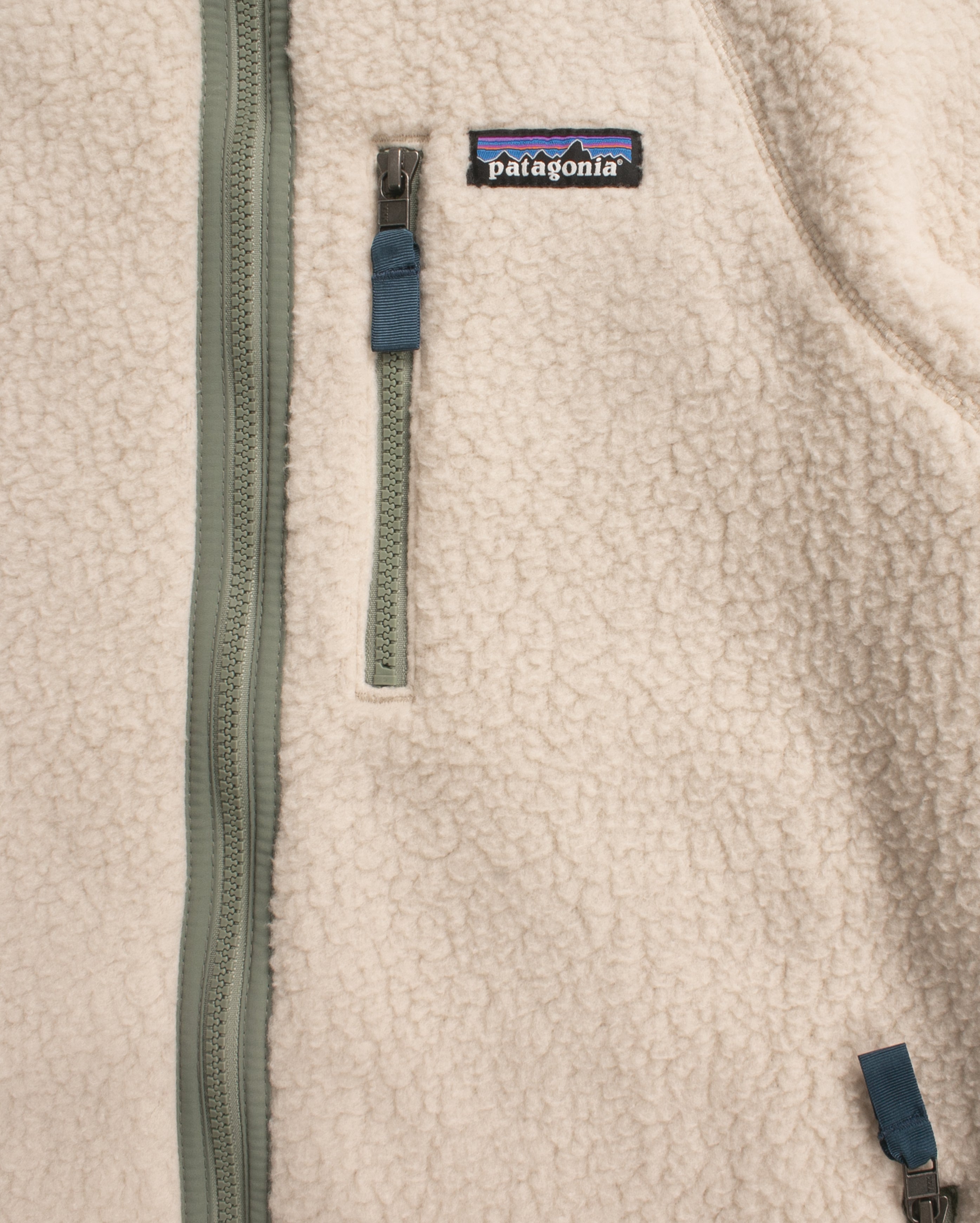 Retro Pile Fleece Jacket Dark Natural
