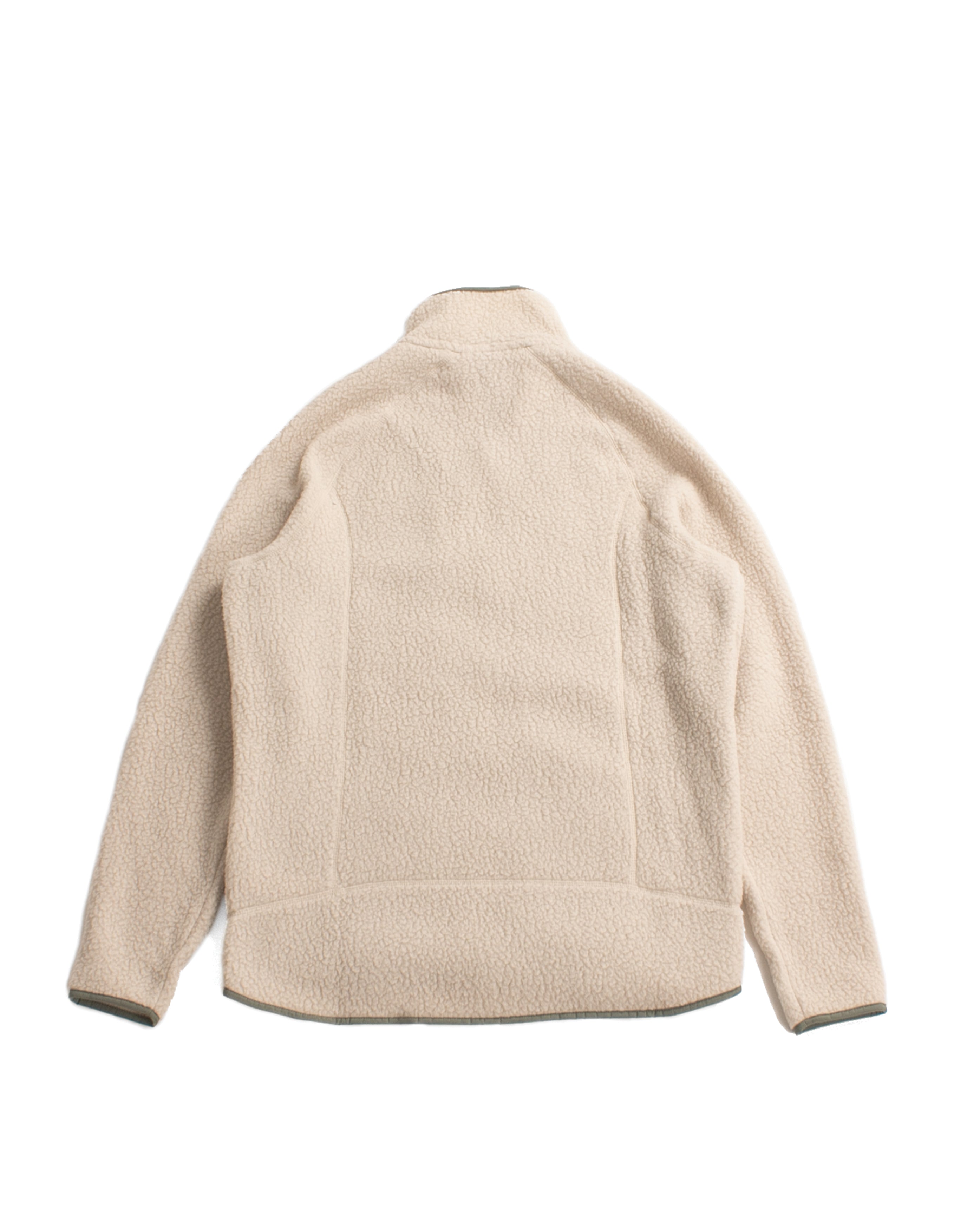 Retro Pile Fleece Jacket Dark Natural