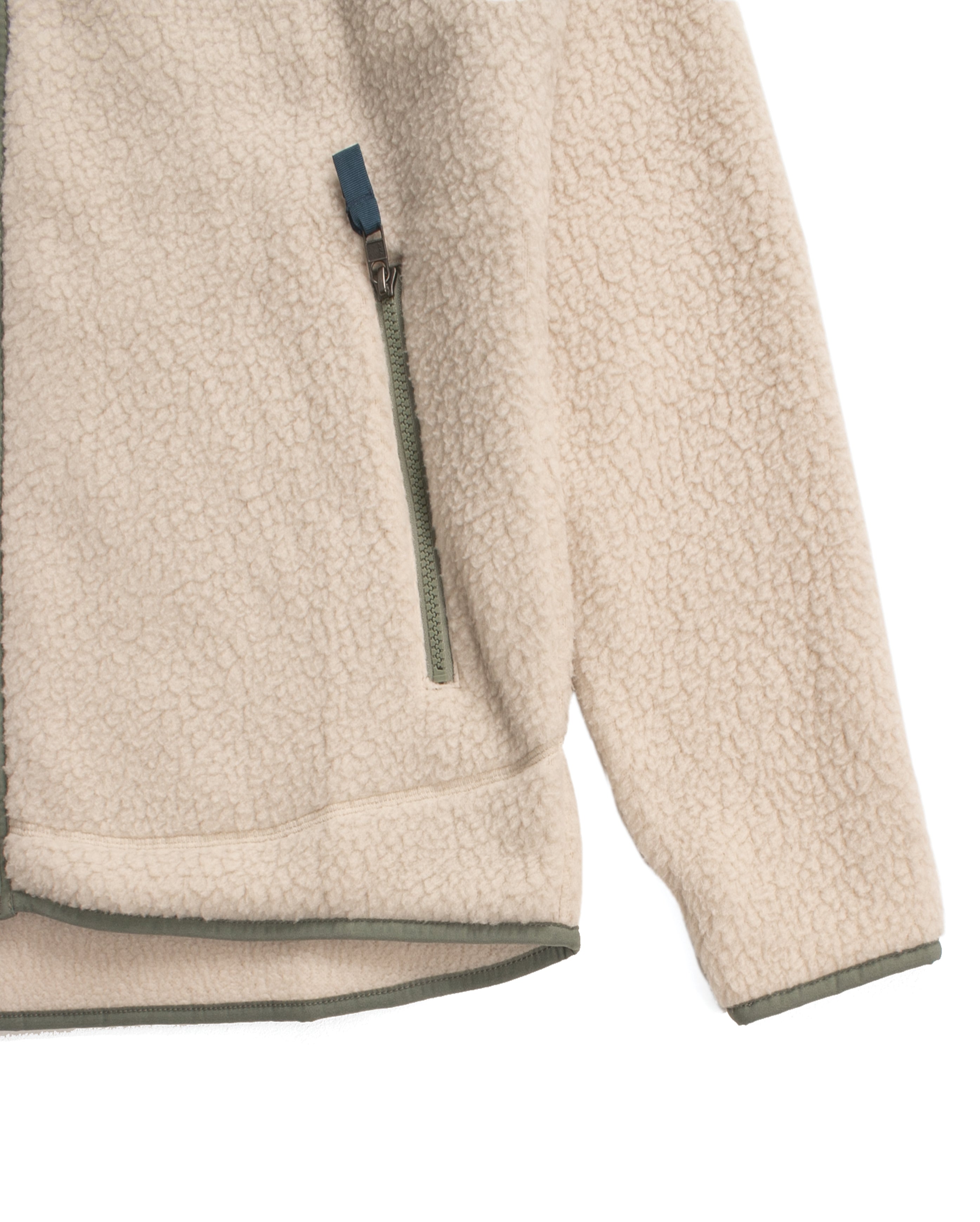 Retro Pile Fleece Jacket Dark Natural