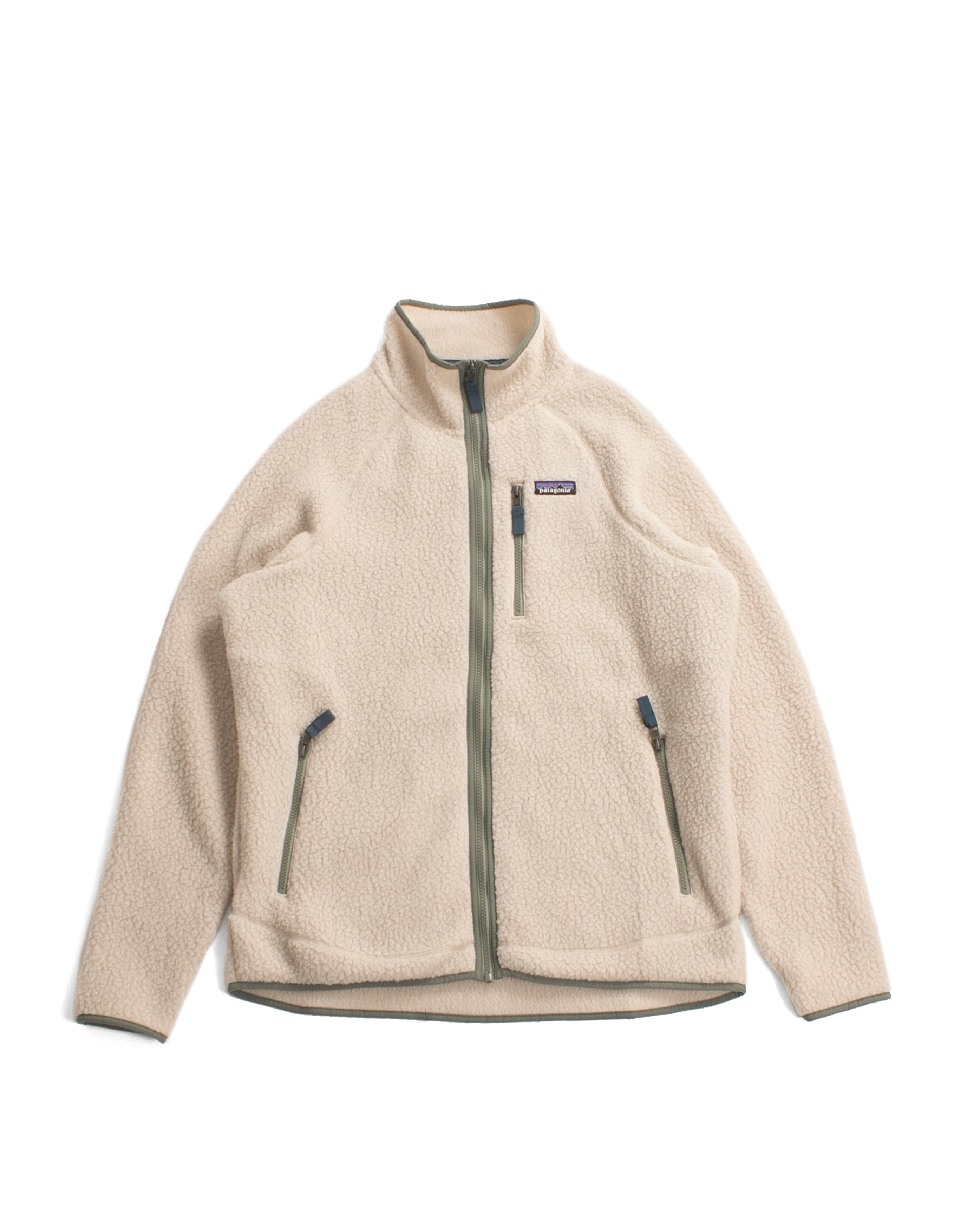 Retro Pile Fleece Jacket Dark Natural