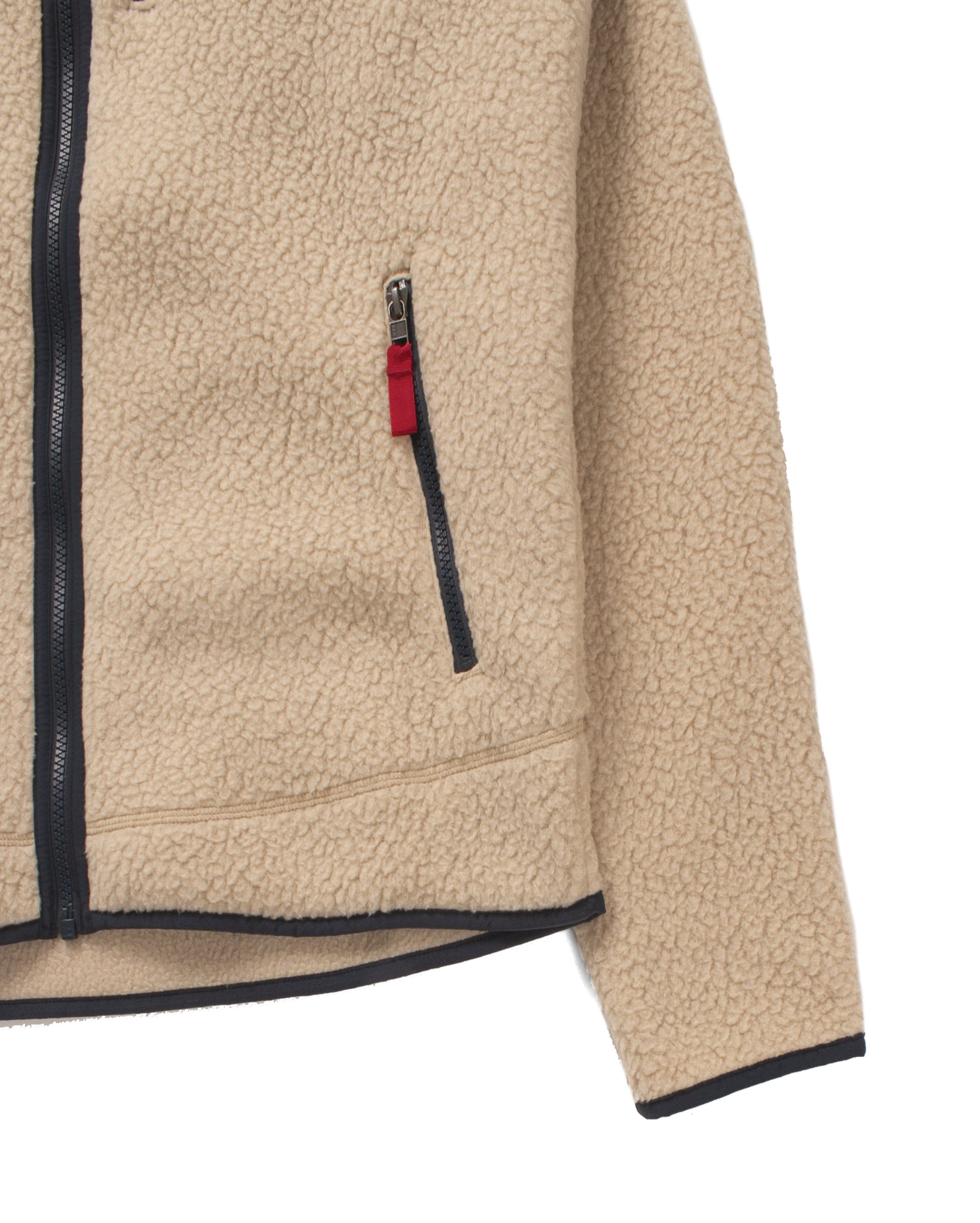 Retro Pile Fleece Jacket Khaki OUTLET