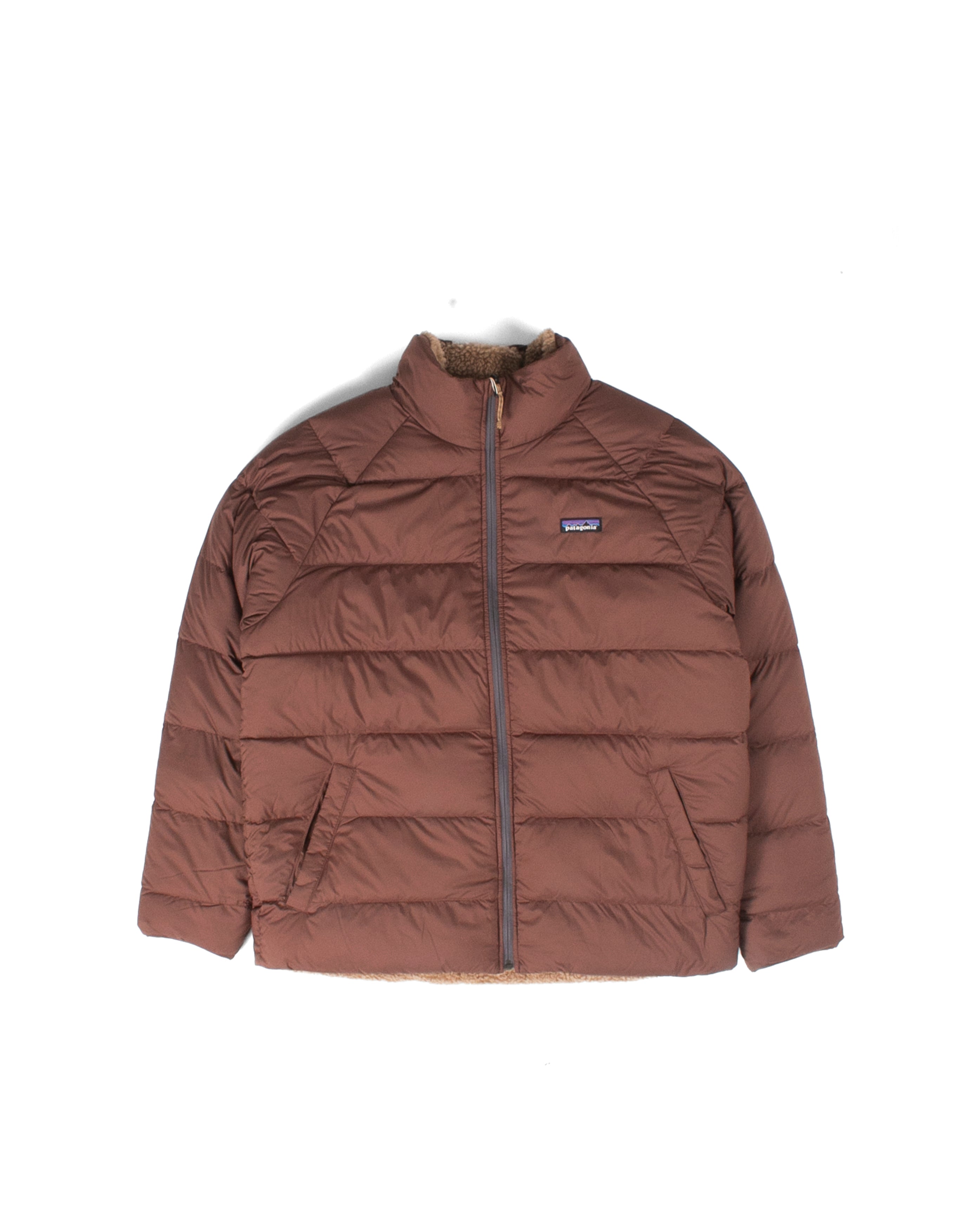 Reve Silent Down Jacket Cone Brown
