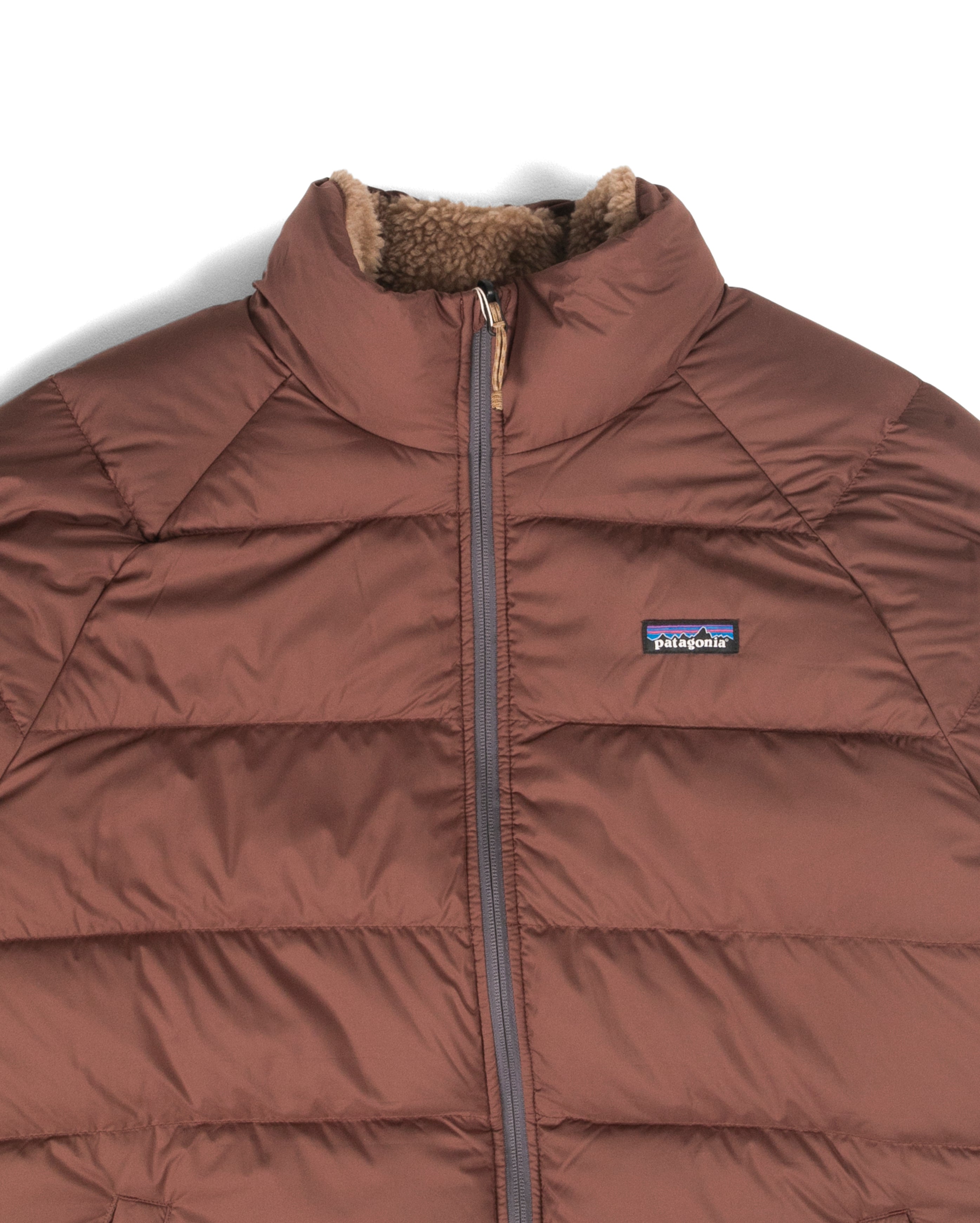 Reve Silent Down Jacket Cone Brown
