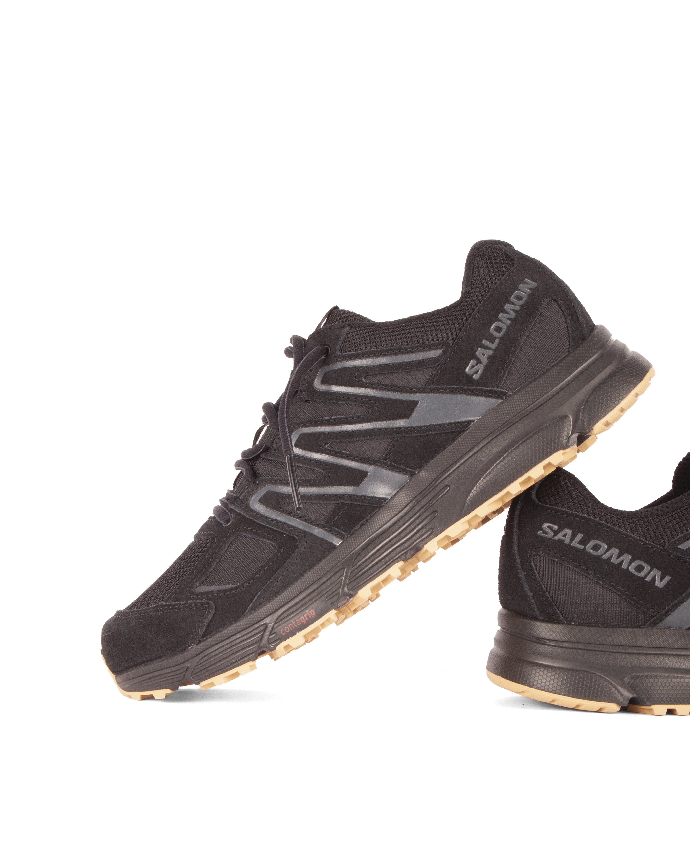 X-Mission 4 Suede Black Ebony Gum