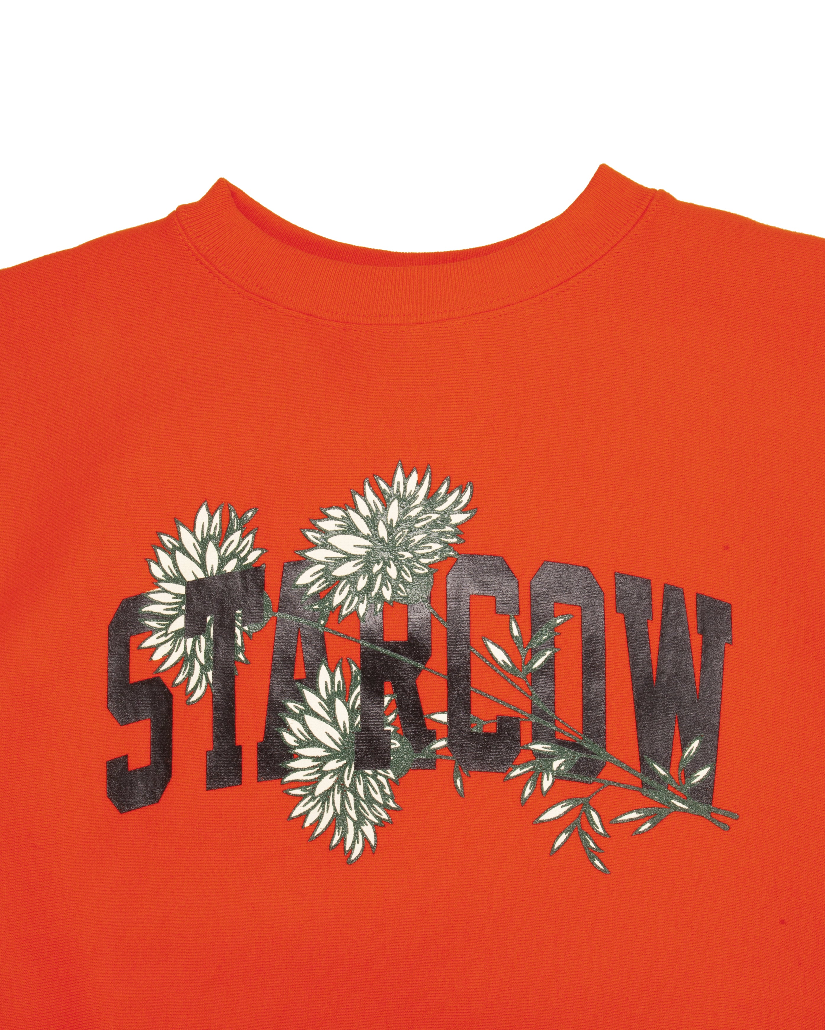 Camber Floral Crewneck Orange - Starcowparis