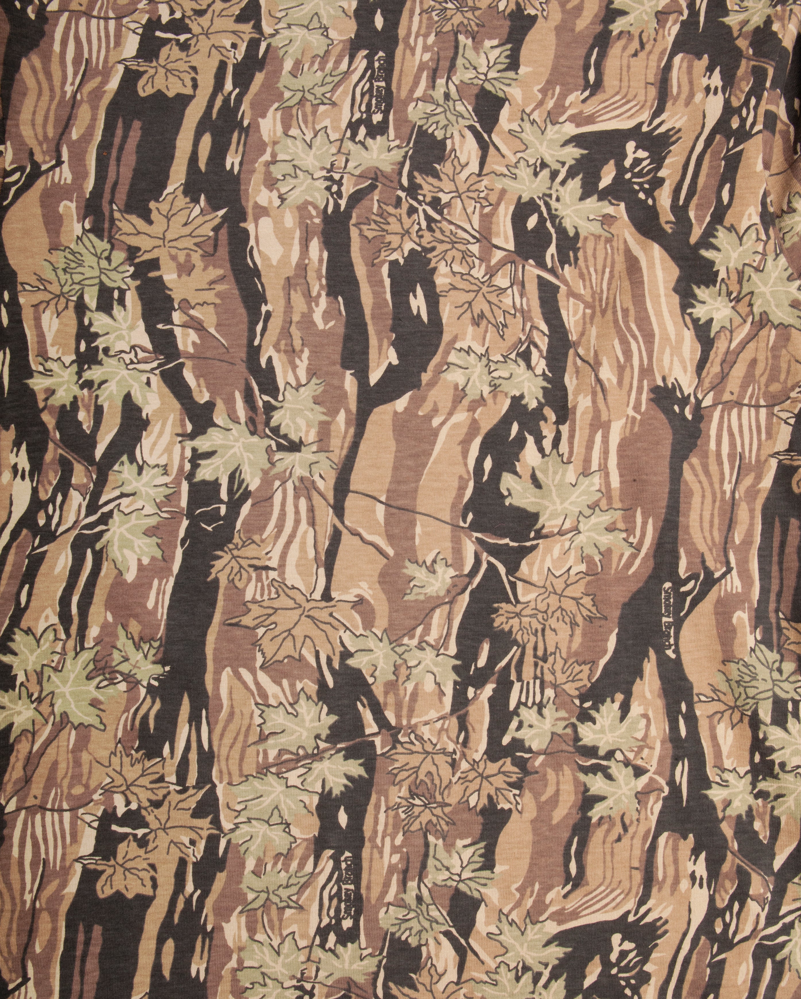 Long Sleeve Smokey Branch Camo Beige