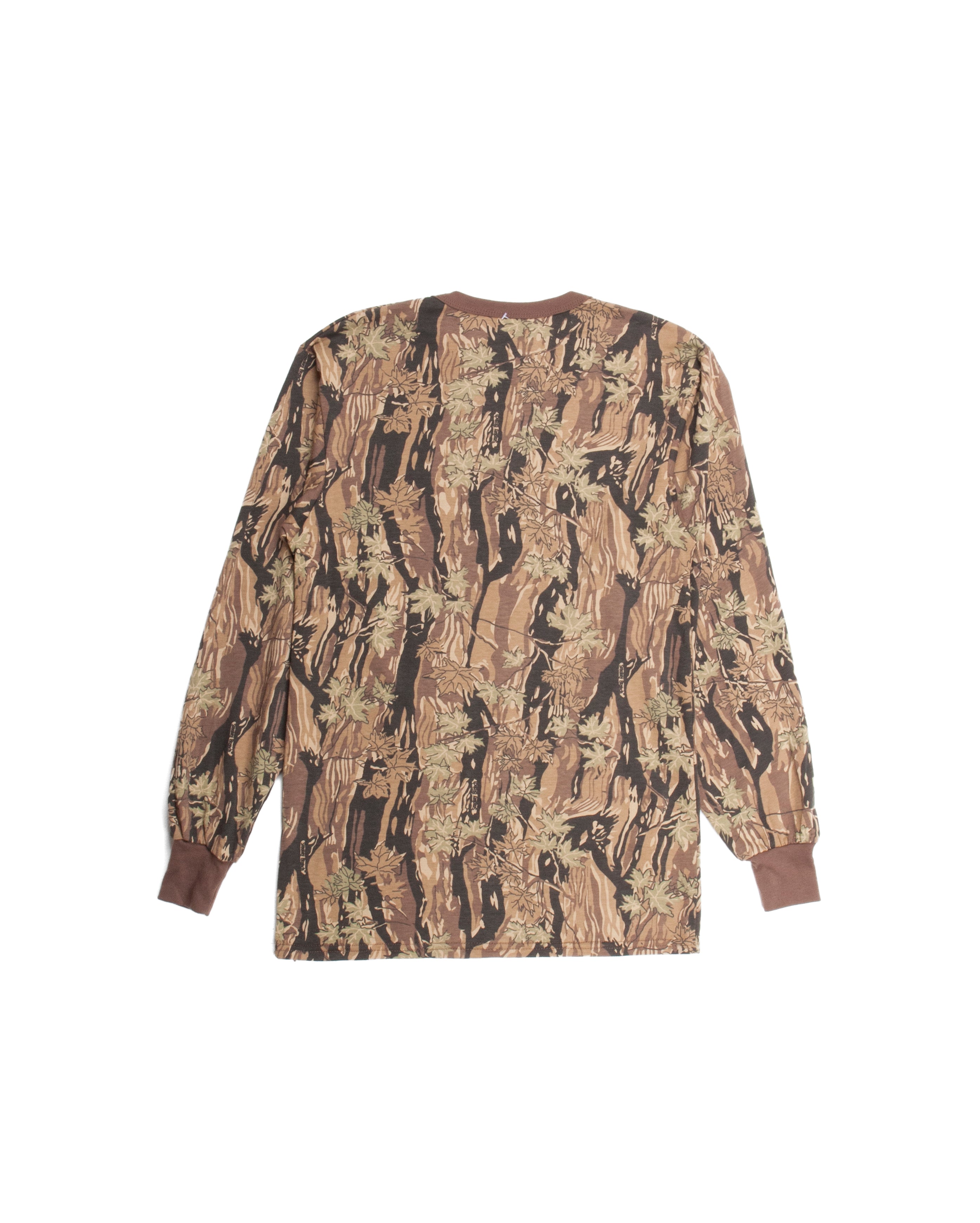 Long Sleeve Smokey Branch Camo Beige