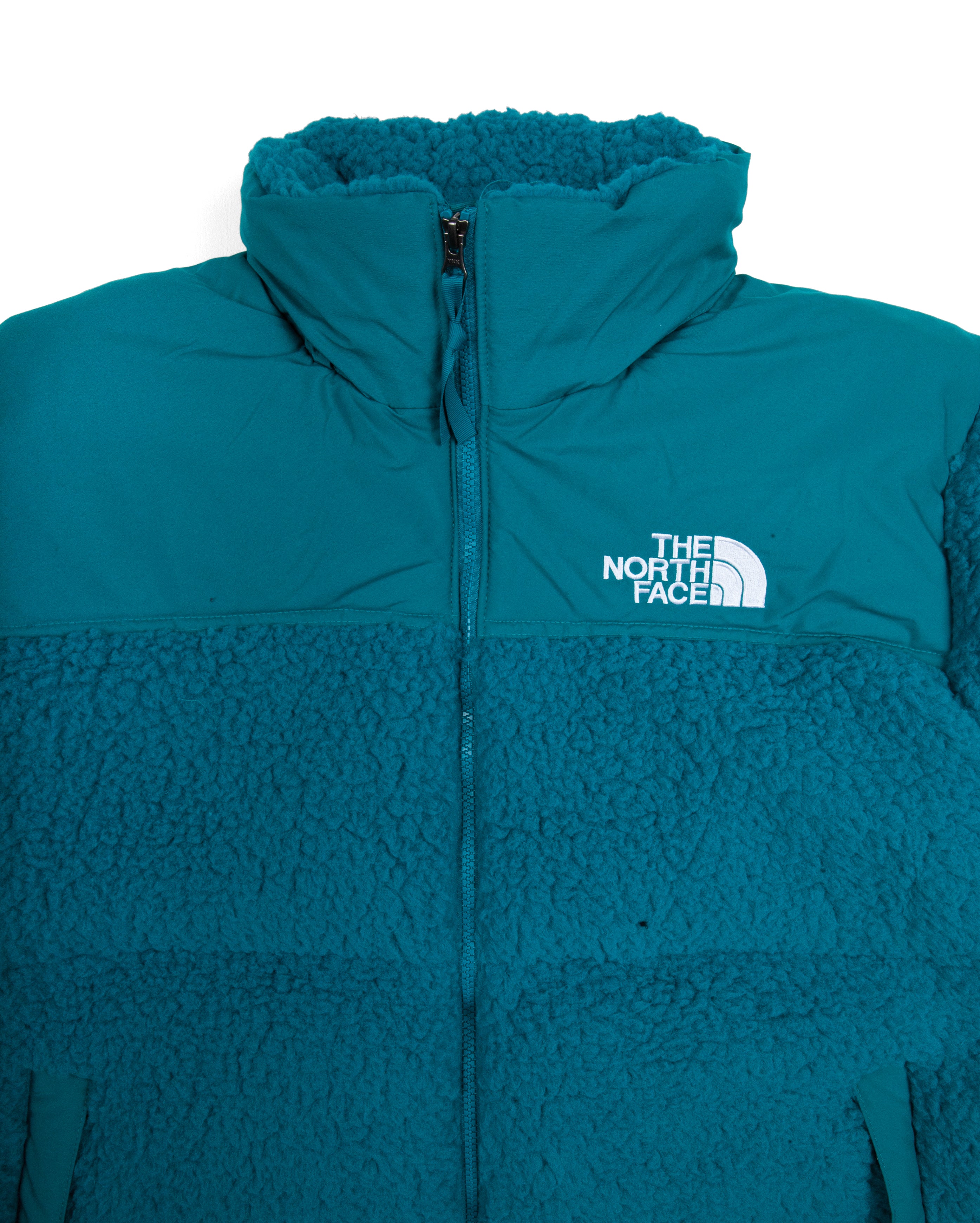 High Pile Nuptse Jacket Blue OUTLET