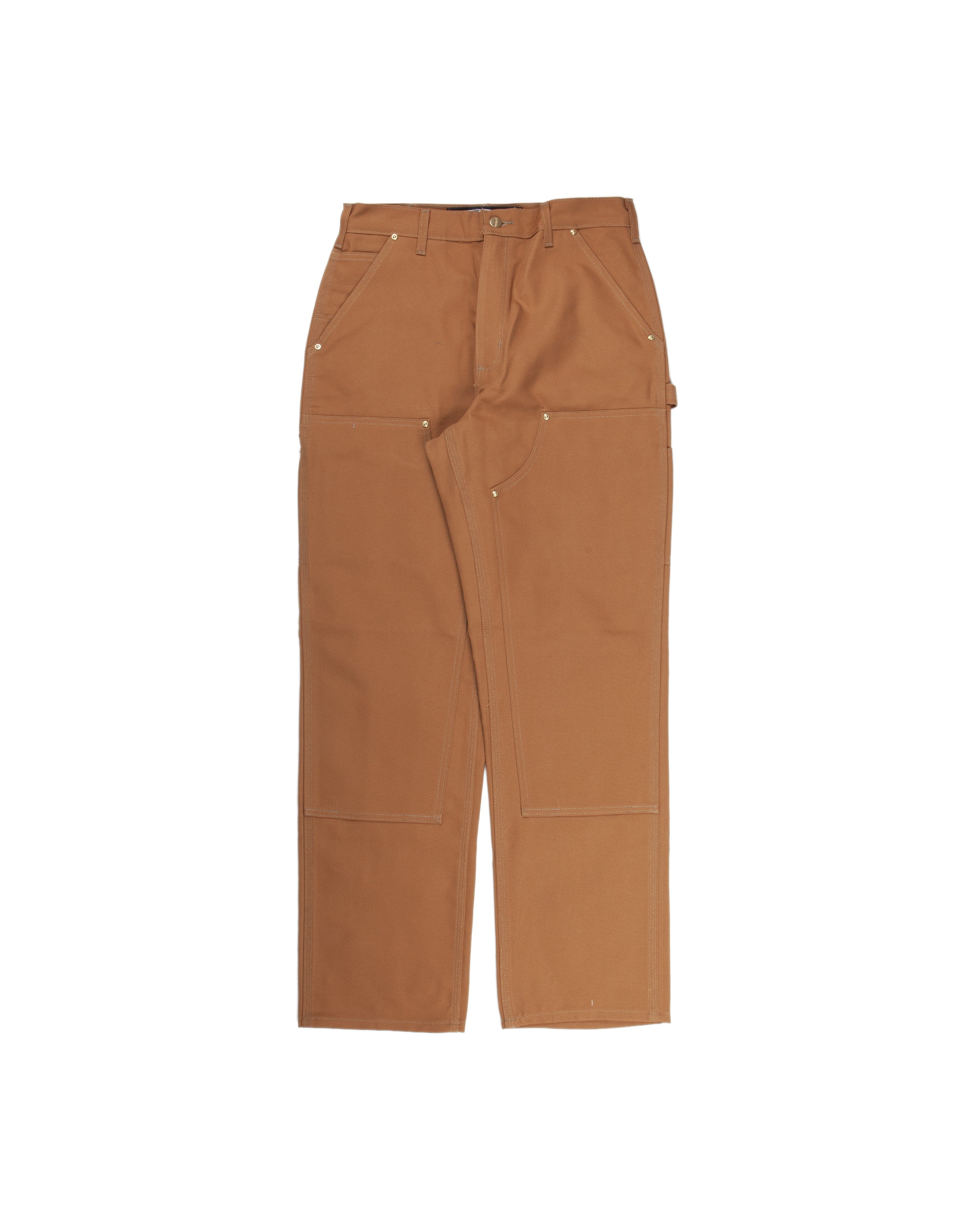 Double Front Work Loose Fit Pant Brown - Starcowparis