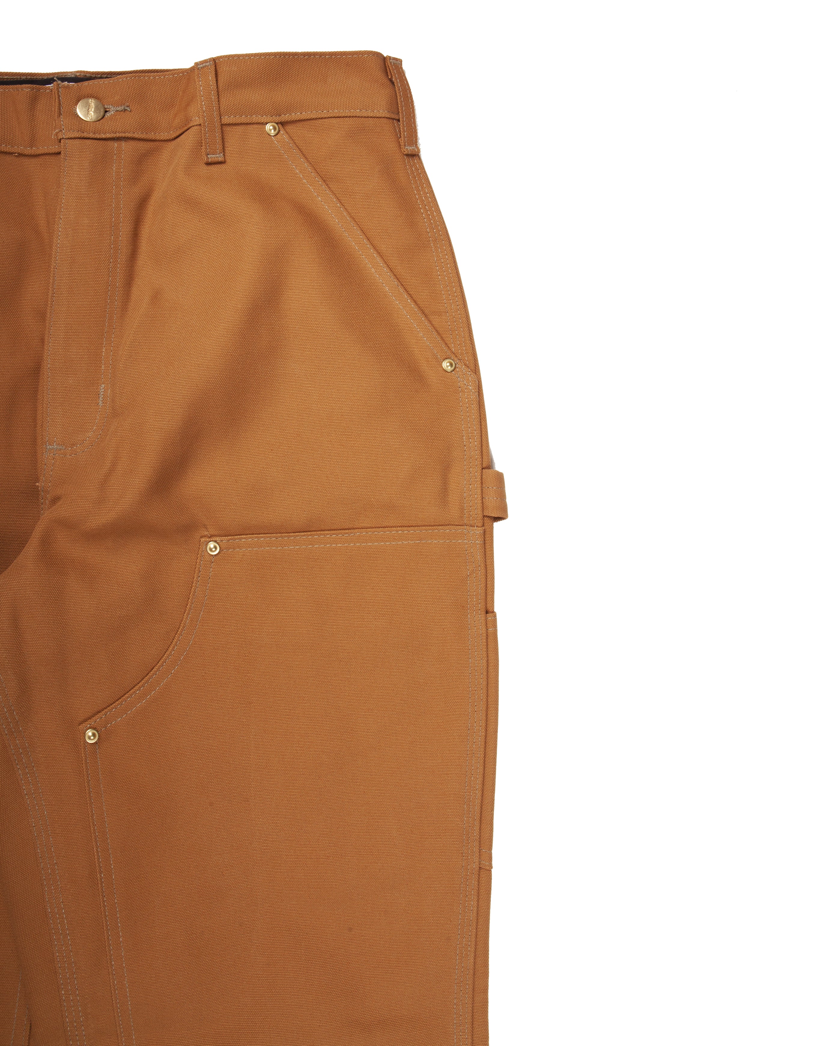 Double Front Work Loose Fit Pant Brown - Starcowparis