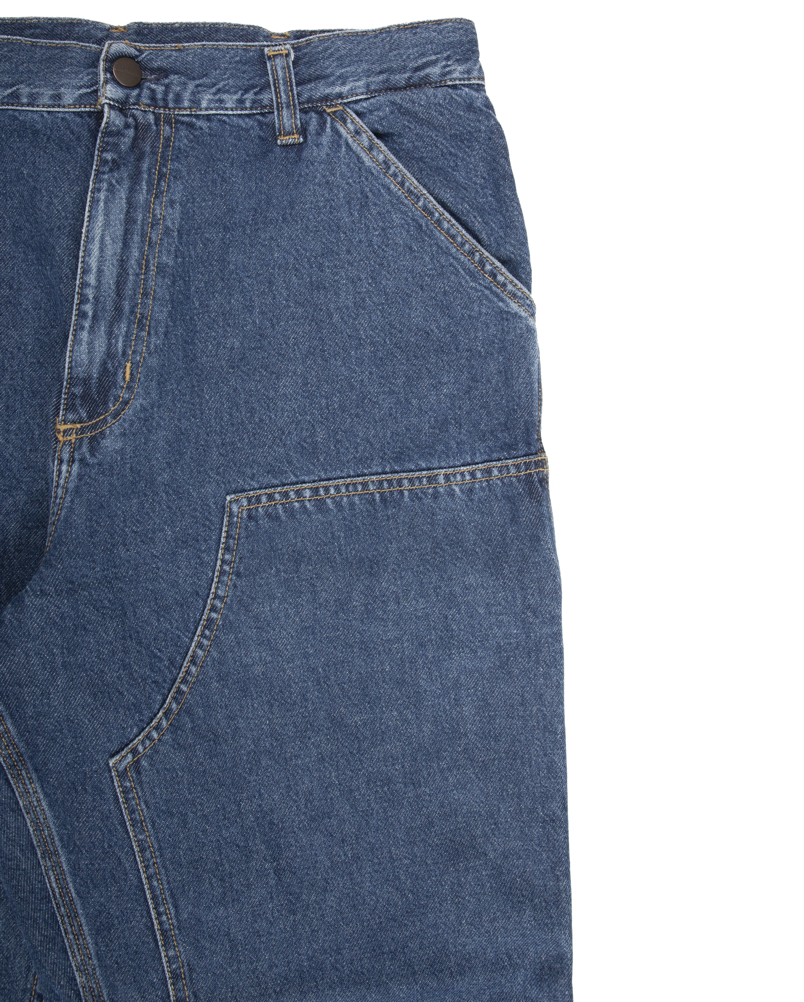 Double Knee Pant Blue Stone