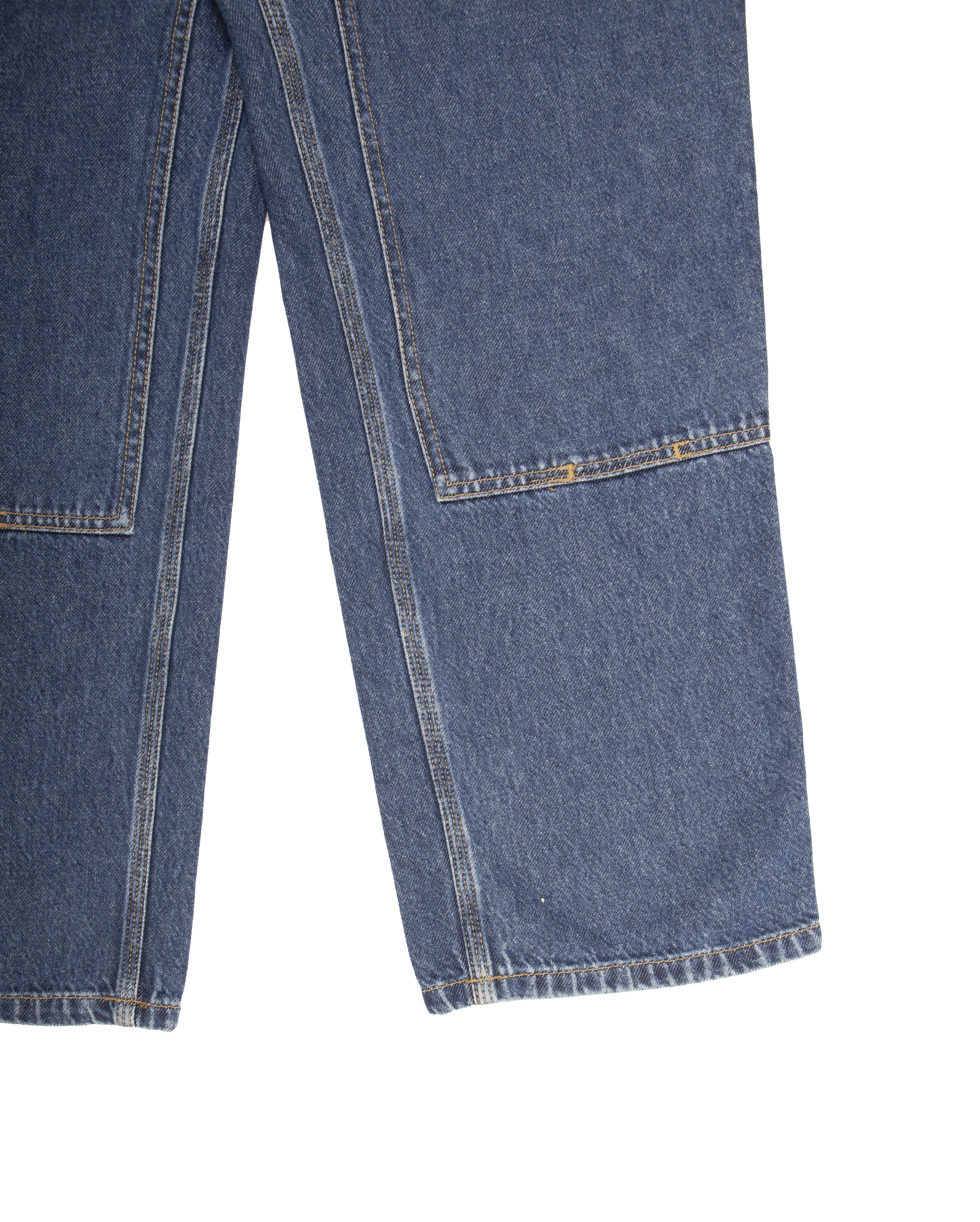Double Knee Pant Blue Stone