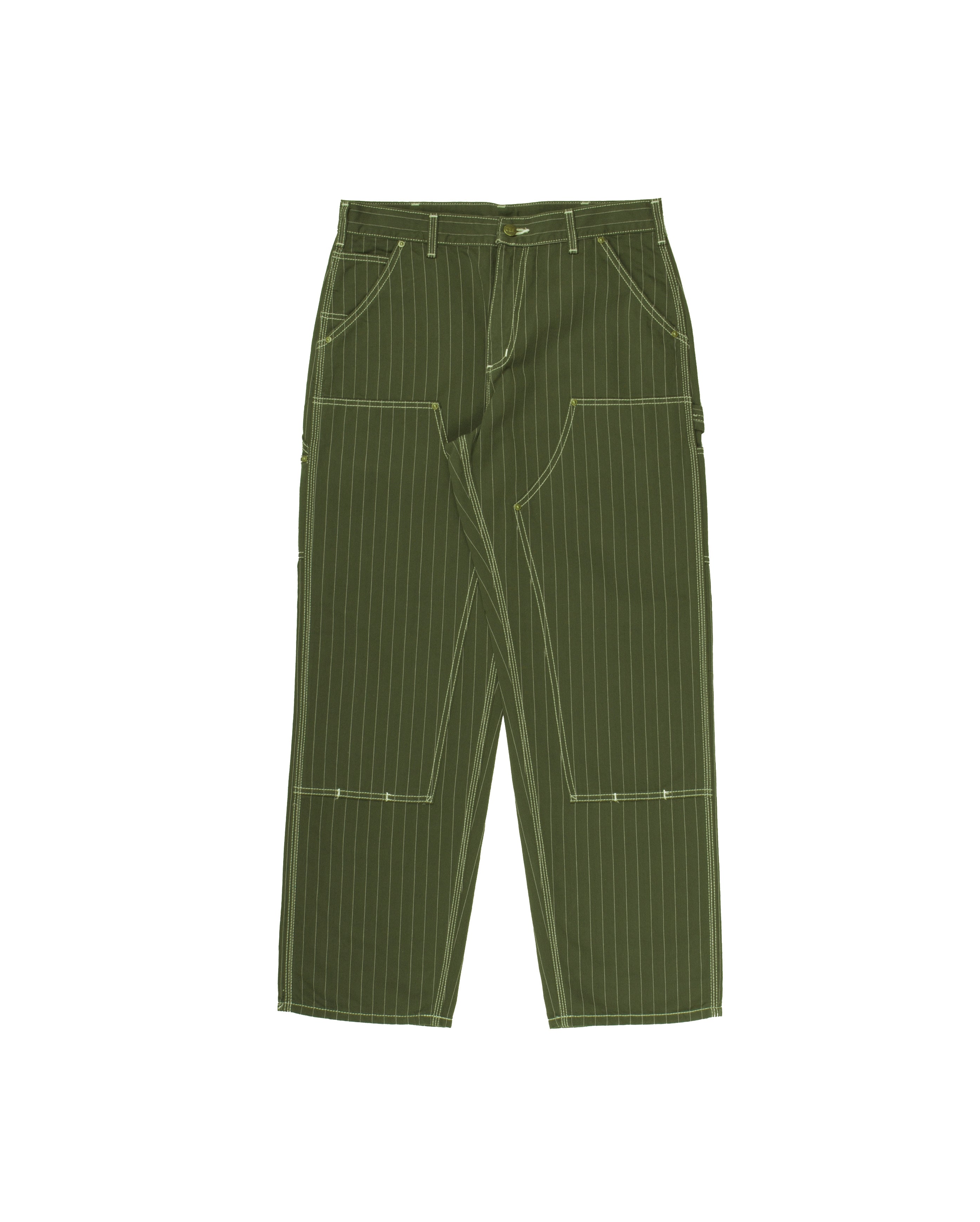 Double Knee Pants Dark Green - Starcowparis