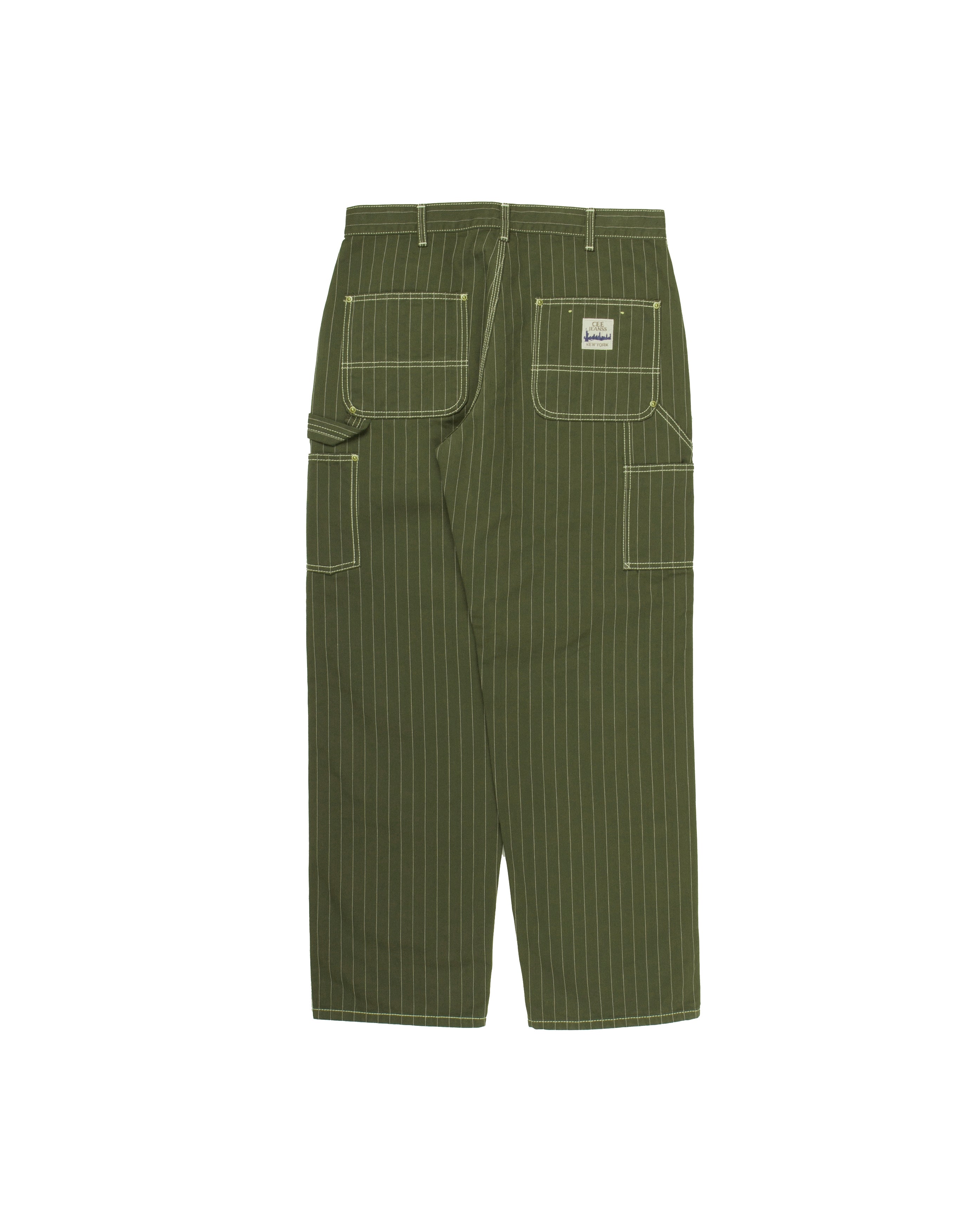 Double Knee Pants Dark Green - Starcowparis