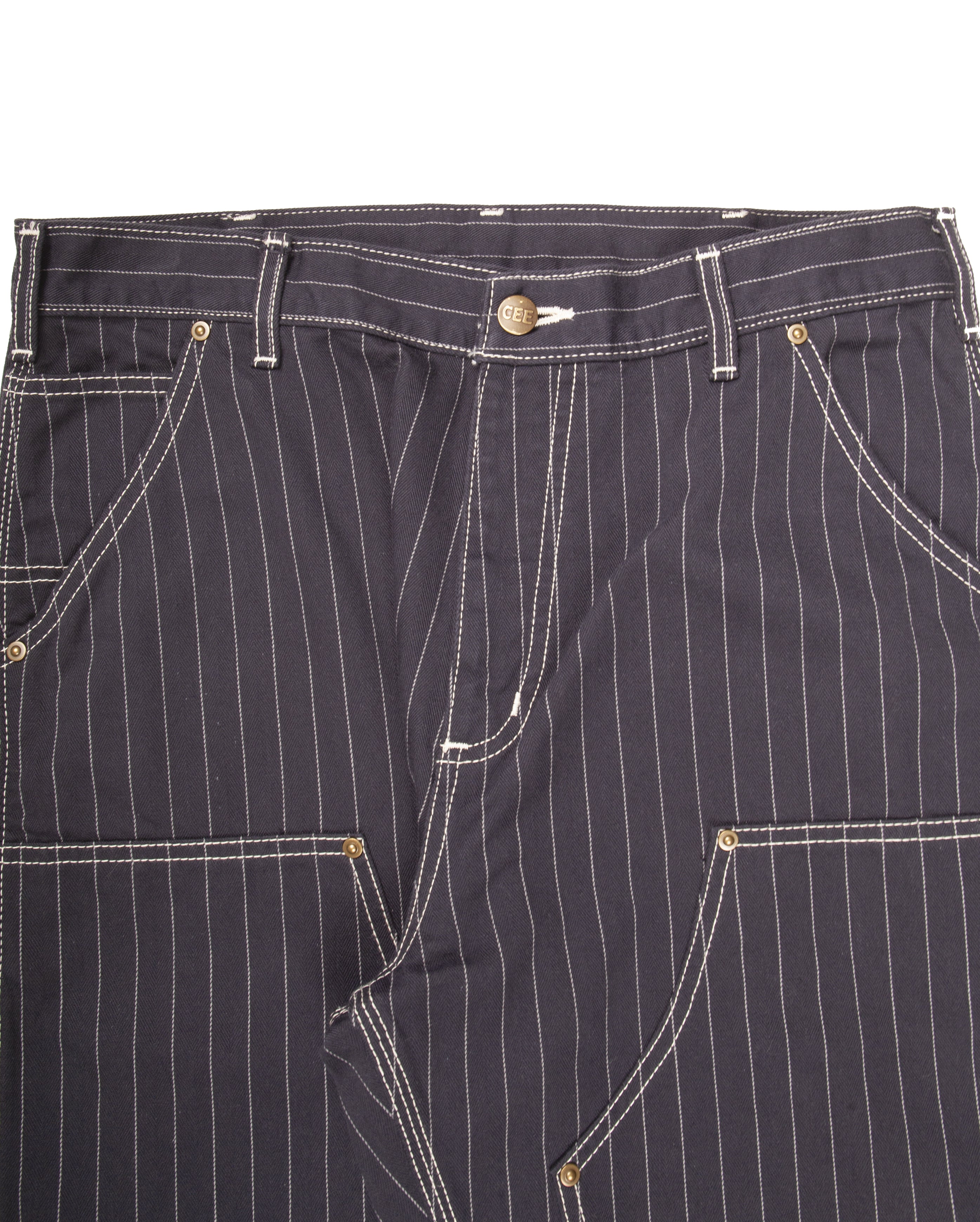 Double Knee Pants Dark Navy - Starcowparis