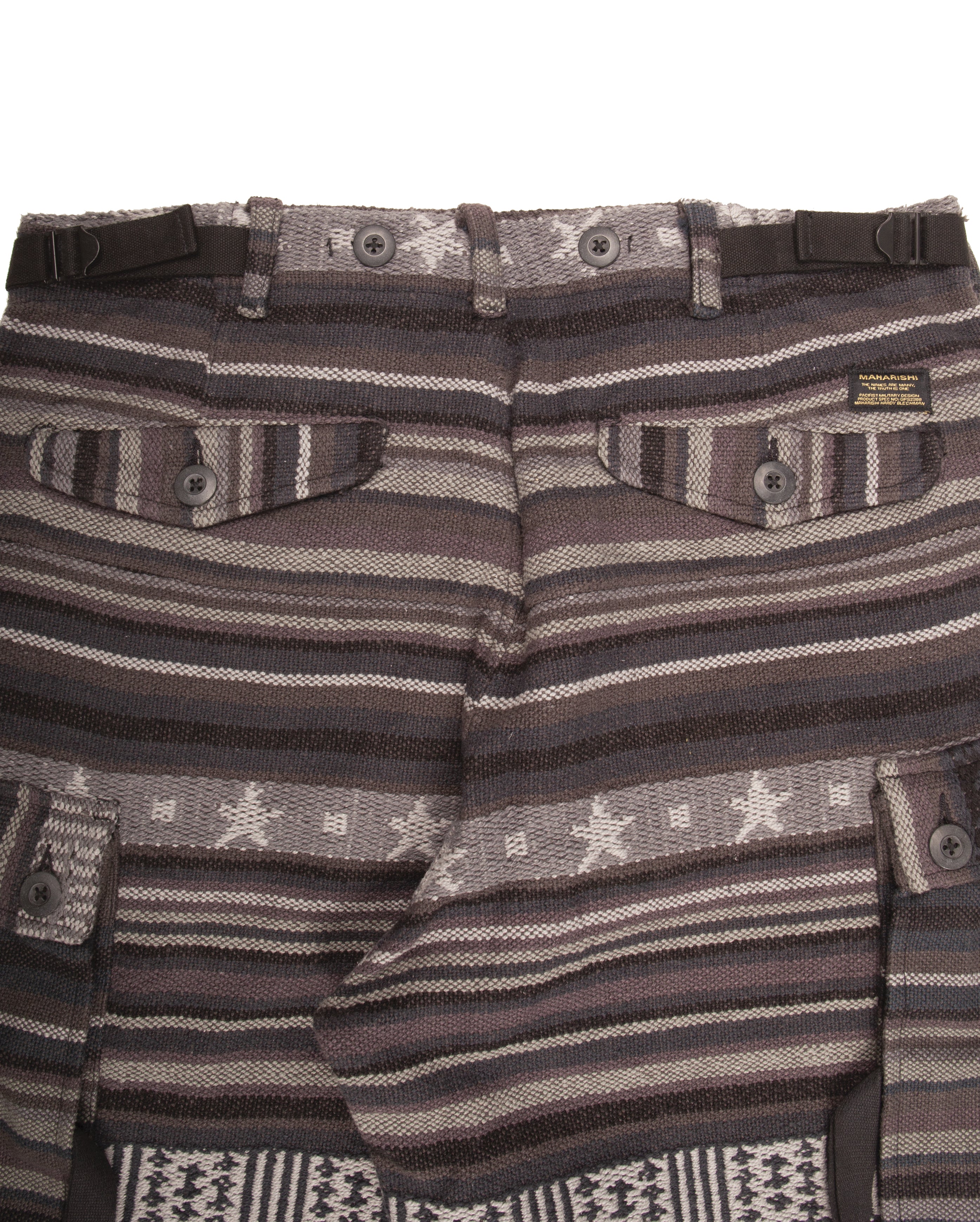 M65 Tribe Cargo Pants Killim Black OUTLET - Starcowparis