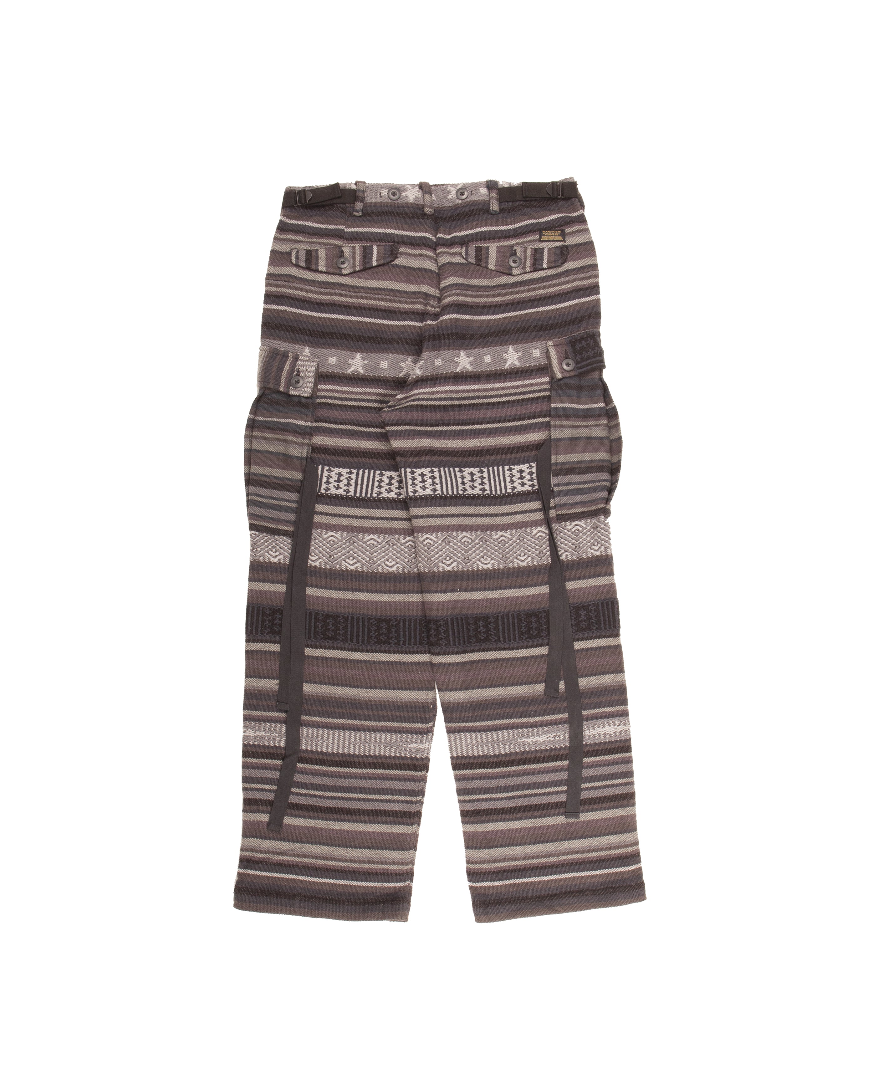M65 Tribe Cargo Pants Killim Black OUTLET - Starcowparis