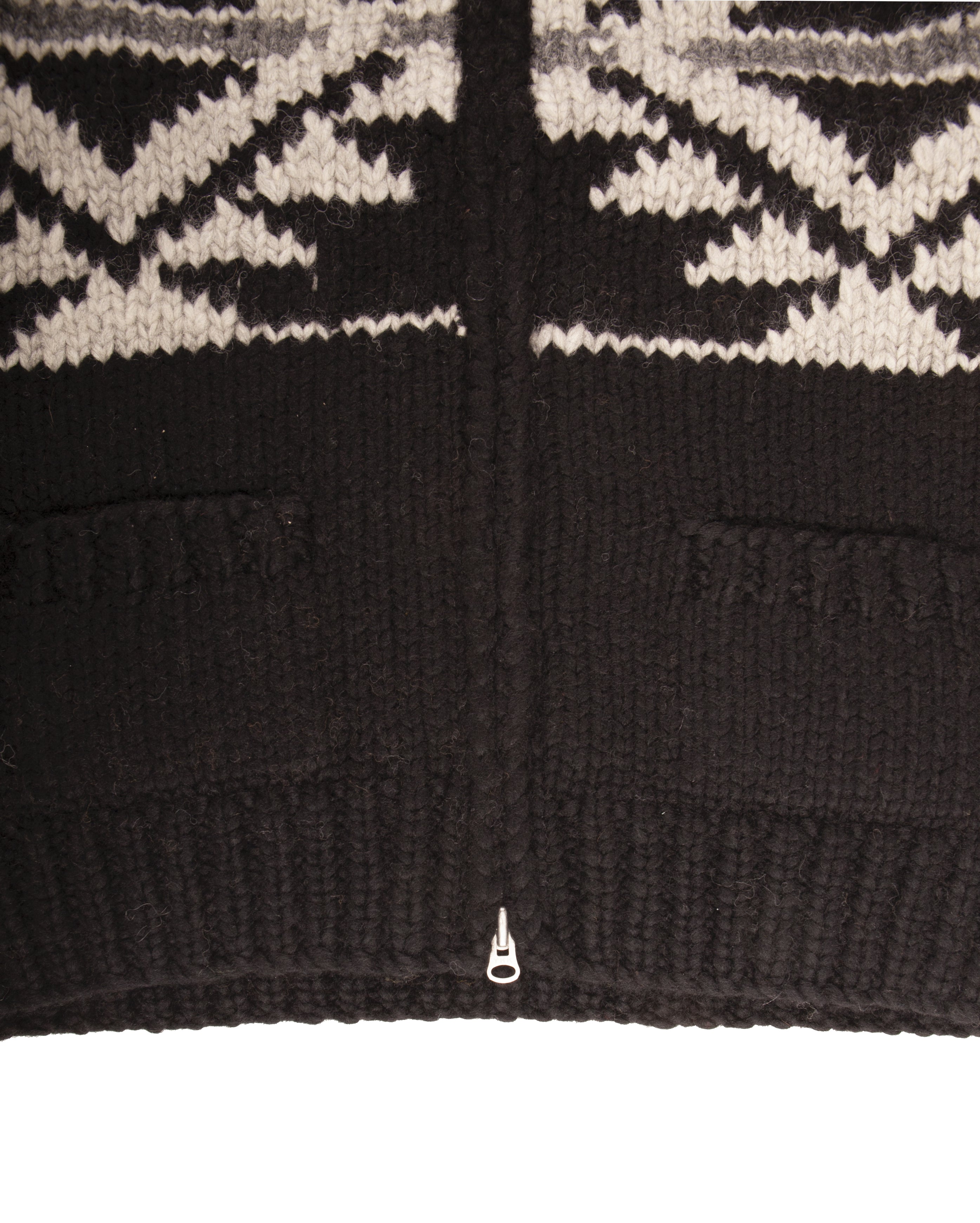Broken Arrow Cowichan Cardigan Black - Starcowparis