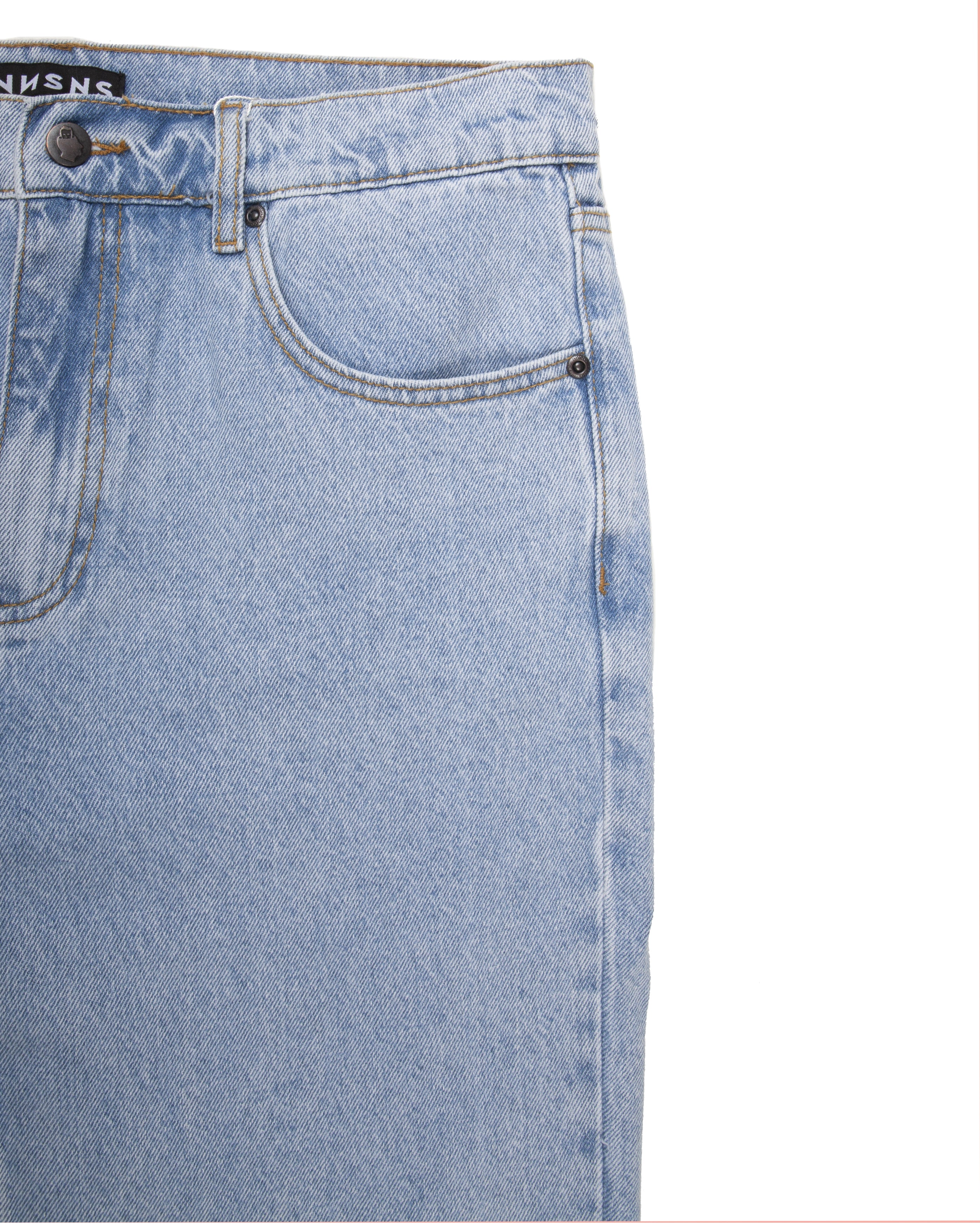 Non Sense Nessie Pant Denim White - Starcowparis