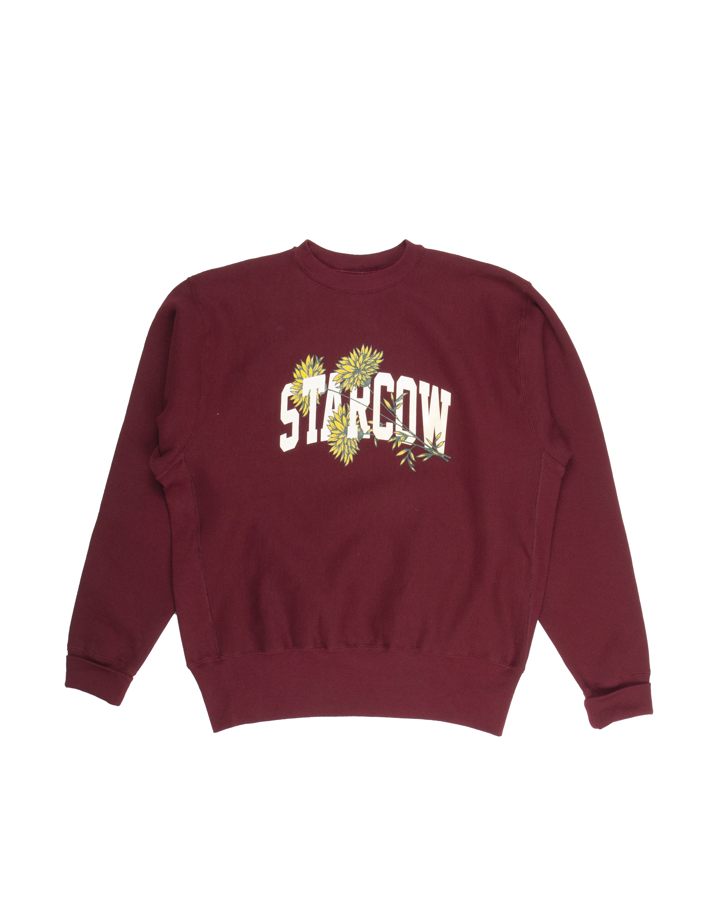 Camber Floral Crewneck Burgundy - Starcowparis