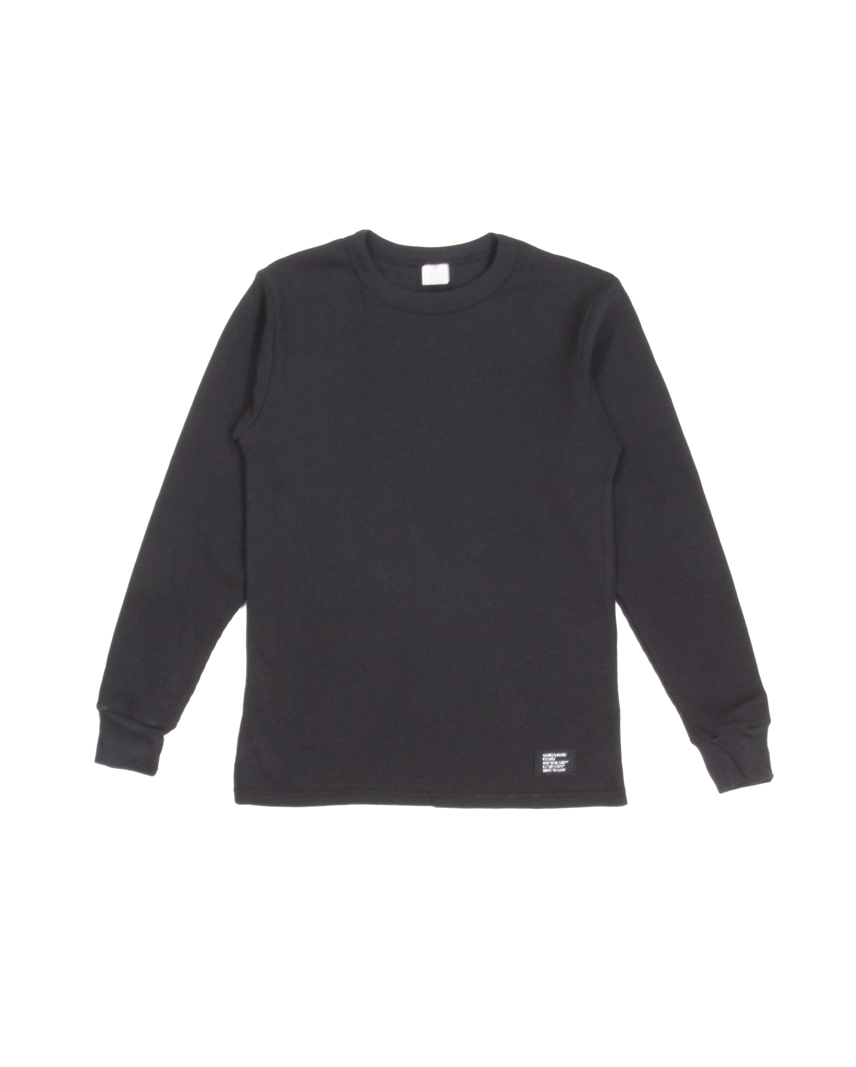 Thermal Tee Shirt LS Black - Starcowparis
