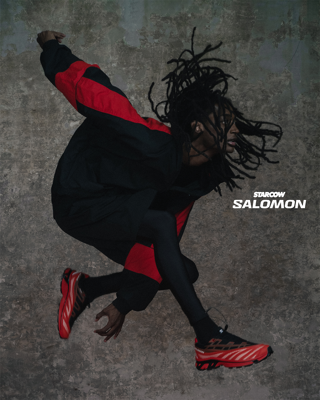 Salomon XT-EVO Black Fiery Red