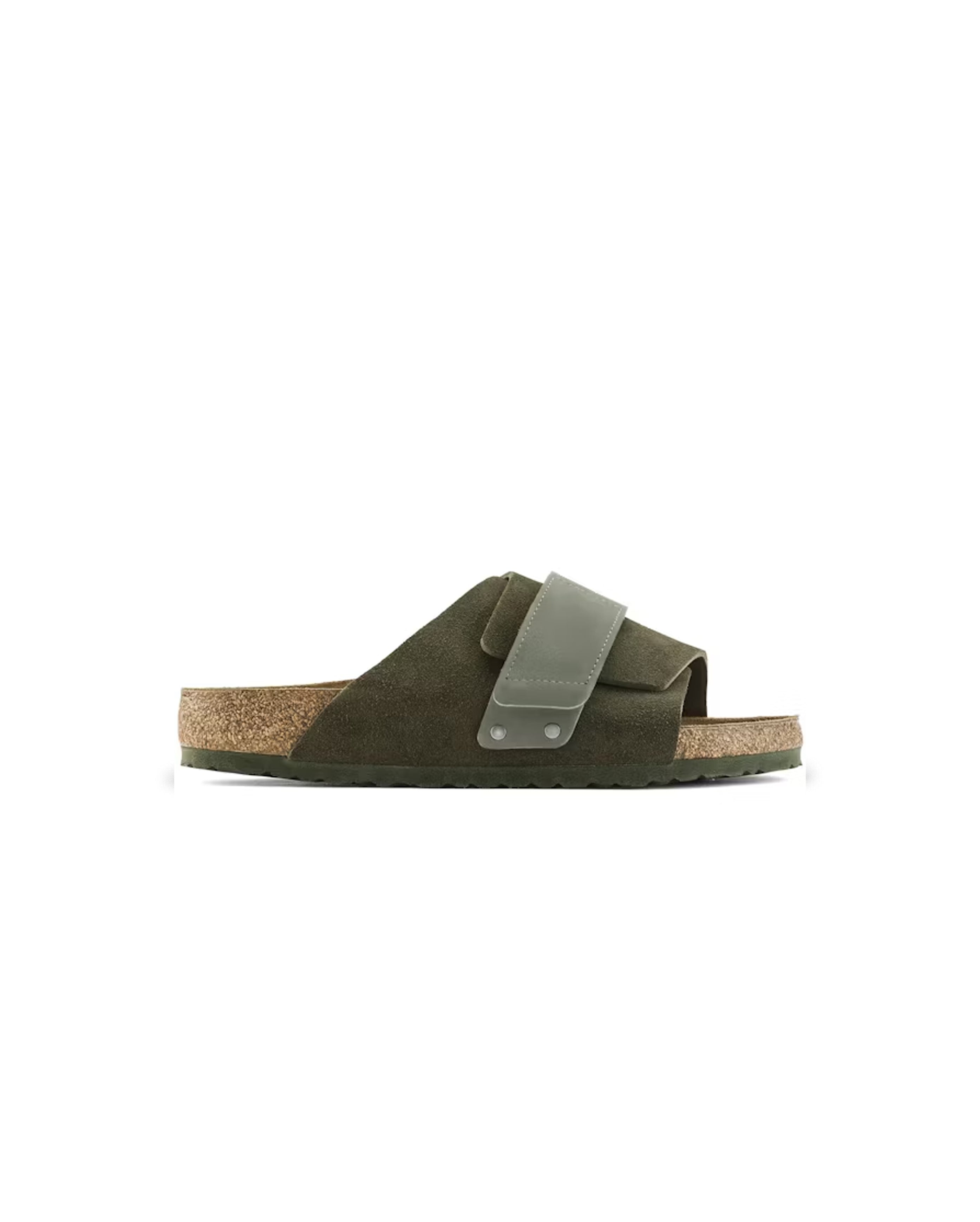 Kyoto Nubuck Leather Thyme Green - Starcowparis - 1