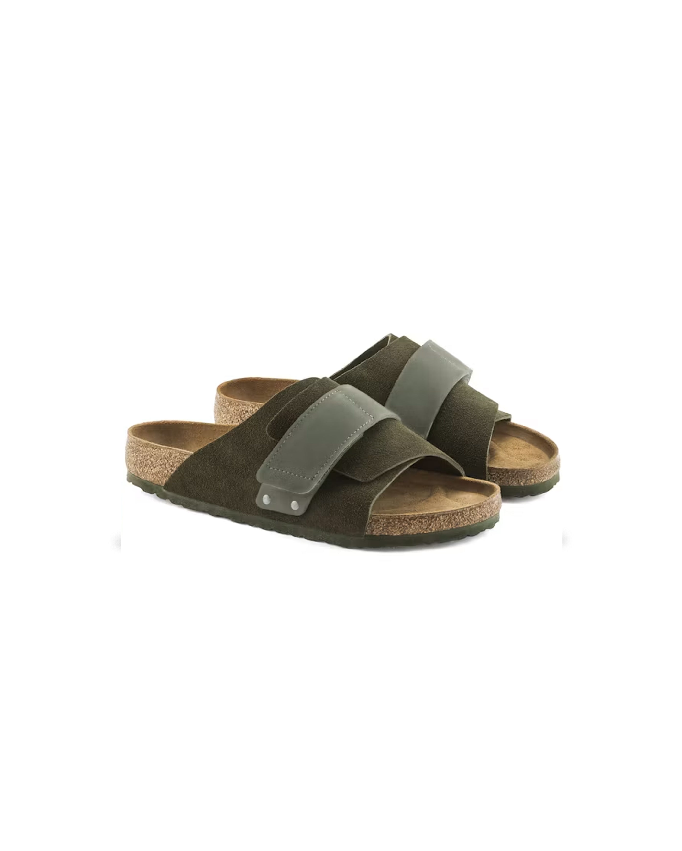 Kyoto Nubuck Leather Thyme Green - Starcowparis - 2