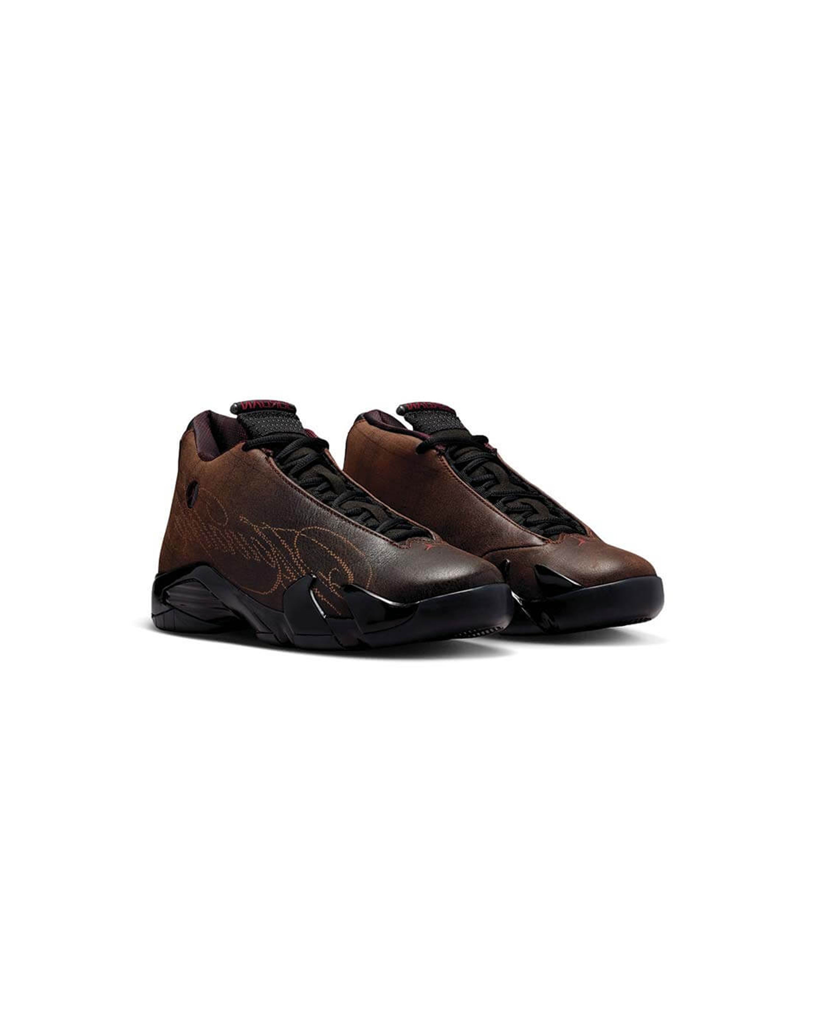 x Mowalola Air Jordan 14 Retro Black Burnt Red - Starcowparis - 2