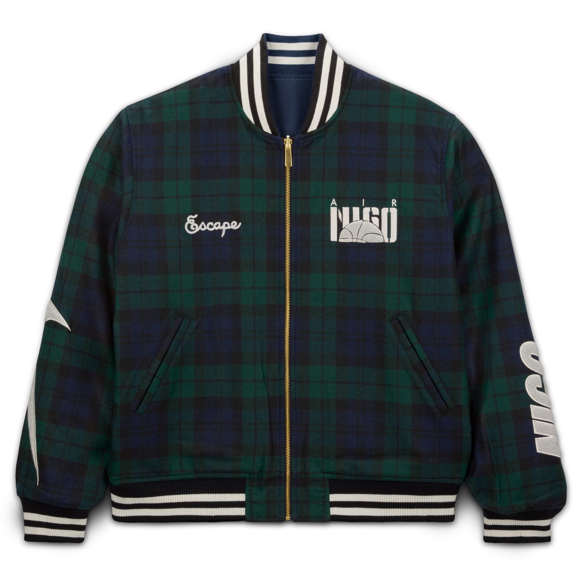 Nike x NIGO Coach Jacket Midnight Navy Black - HQ7525-410