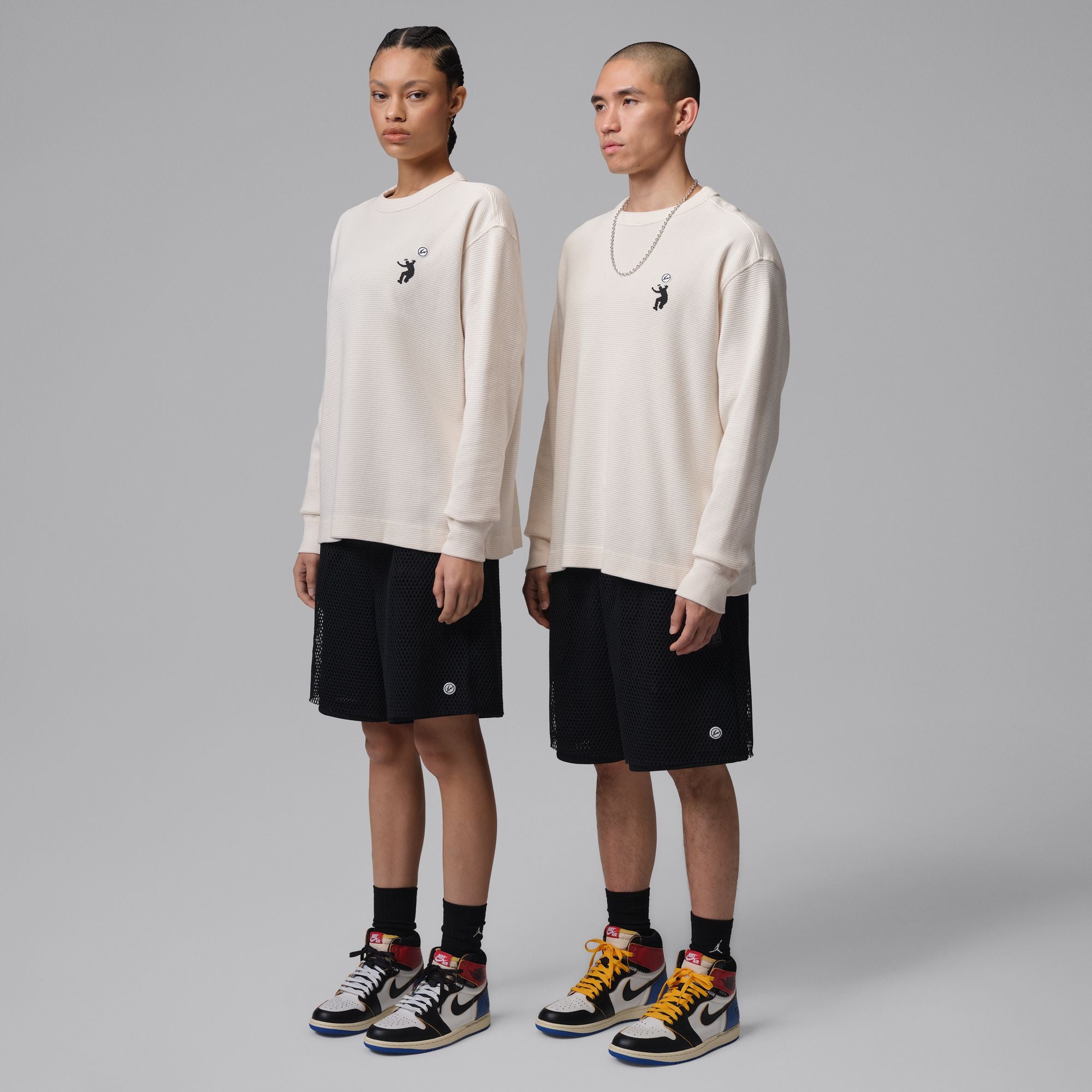 Jordan x Union x Fragment Long Sleeve Thermal Pale Ivory - Starcowparis - 3