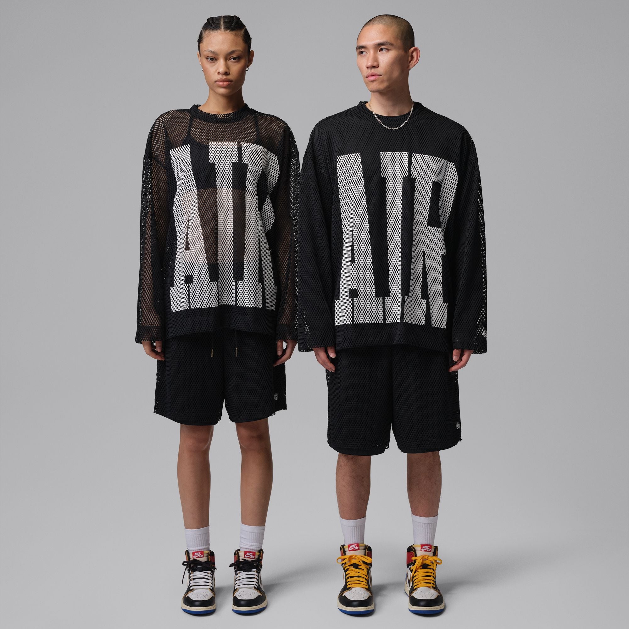 Jordan x Union x Fragment Long Sleeve Jersey Black/Ivory - Starcowparis - 2