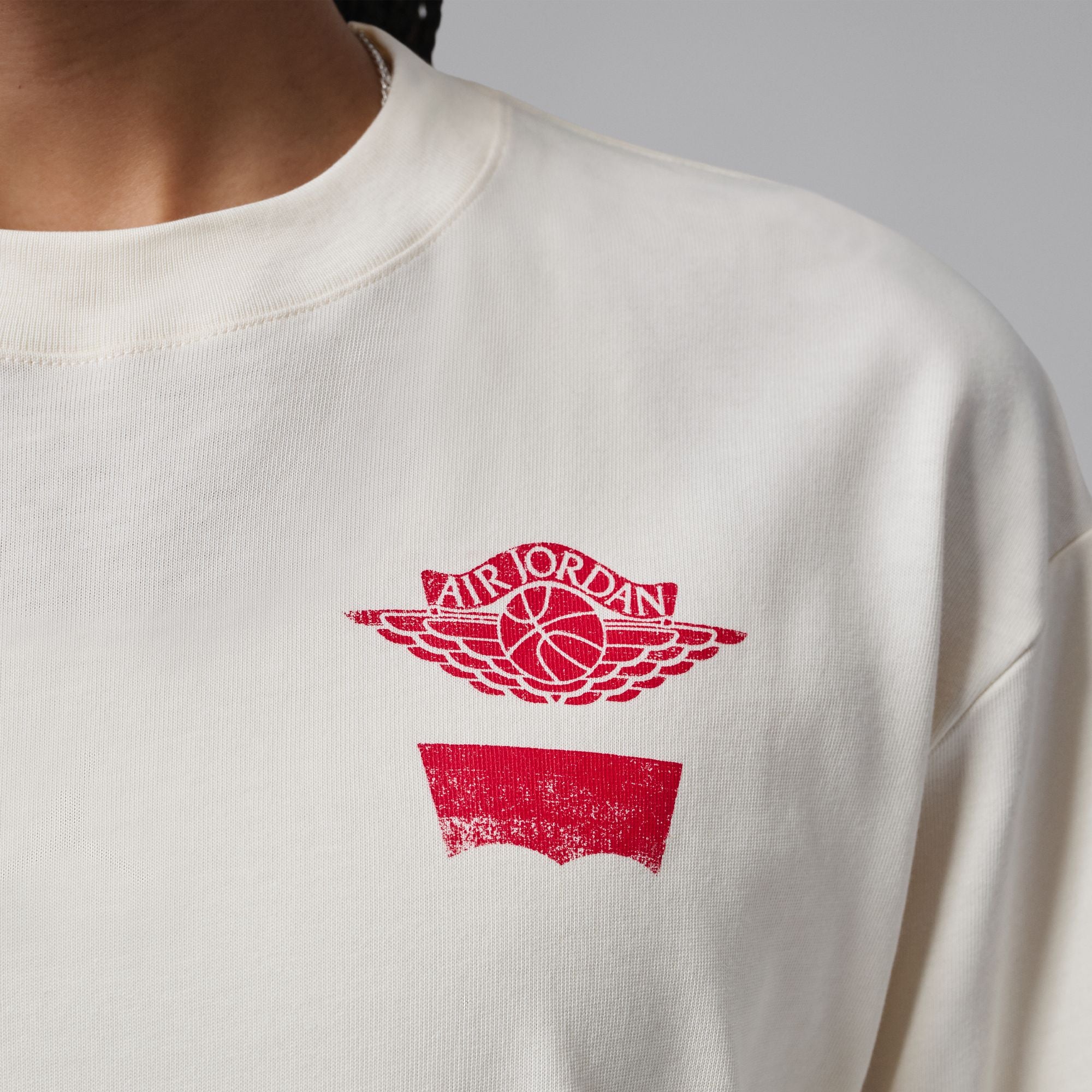 Jordan x Levi's® Long Sleeve T-Shirt Pale Ivory - Starcowparis - 6