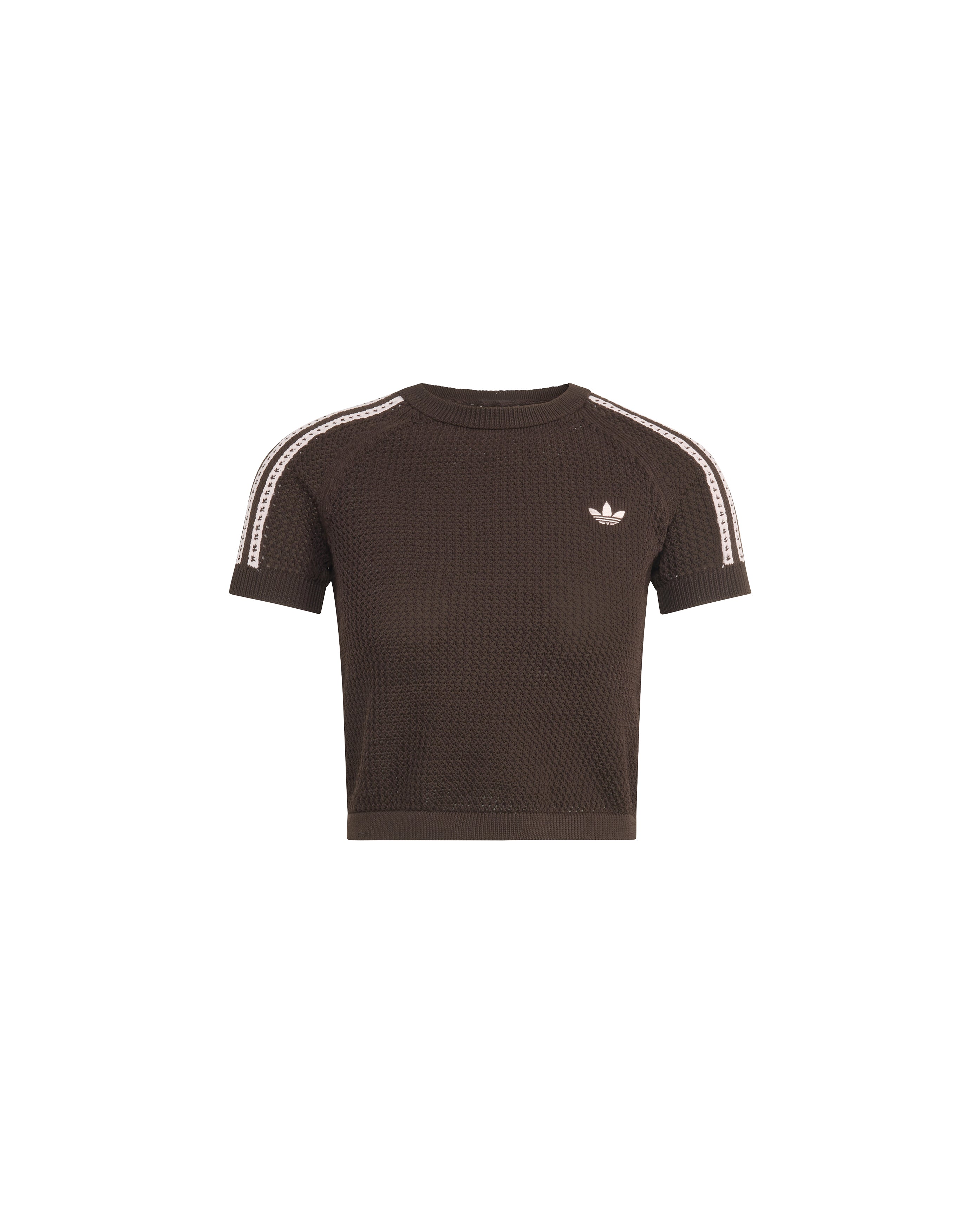 Knitted Crochet Cali Tee Brown - Starcowparis - 1
