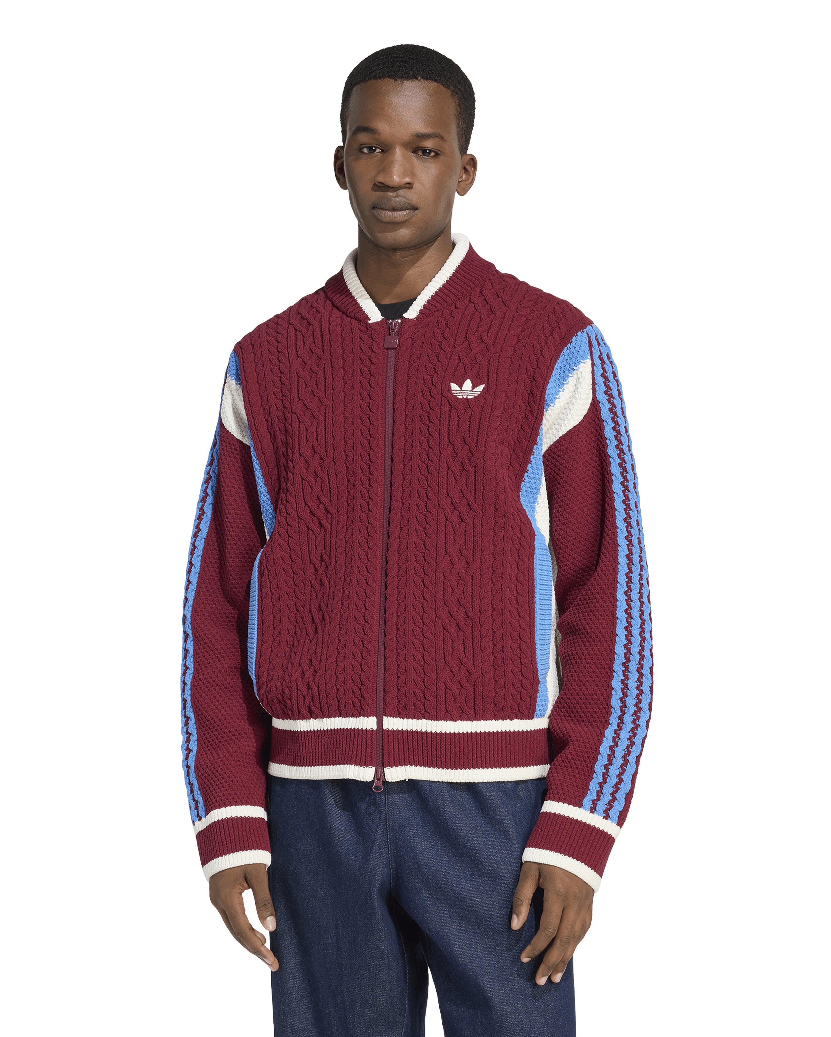 Retro Remix Cardigan Shadow Red - Starcowparis - 2