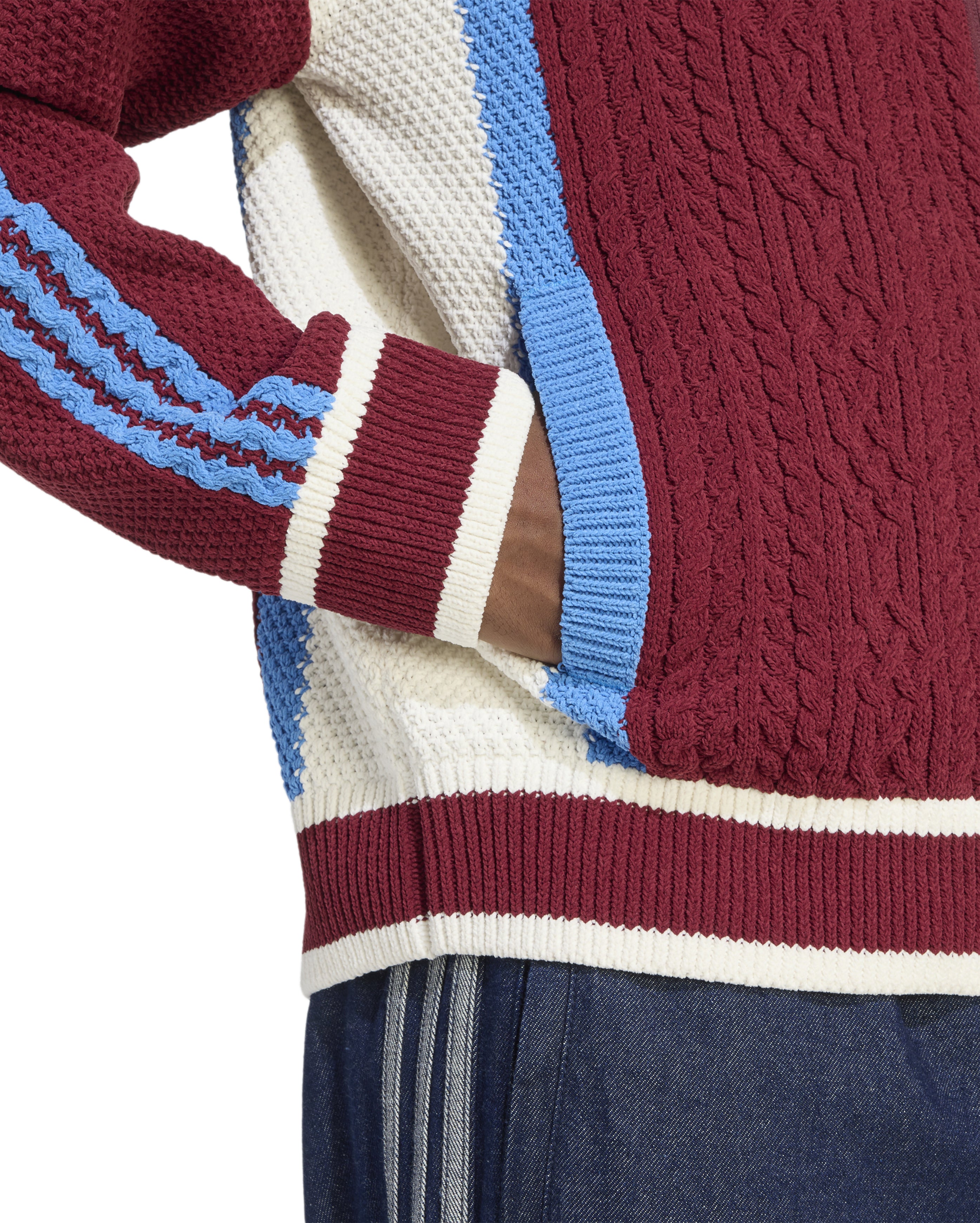 Retro Remix Cardigan Shadow Red - Starcowparis - 3