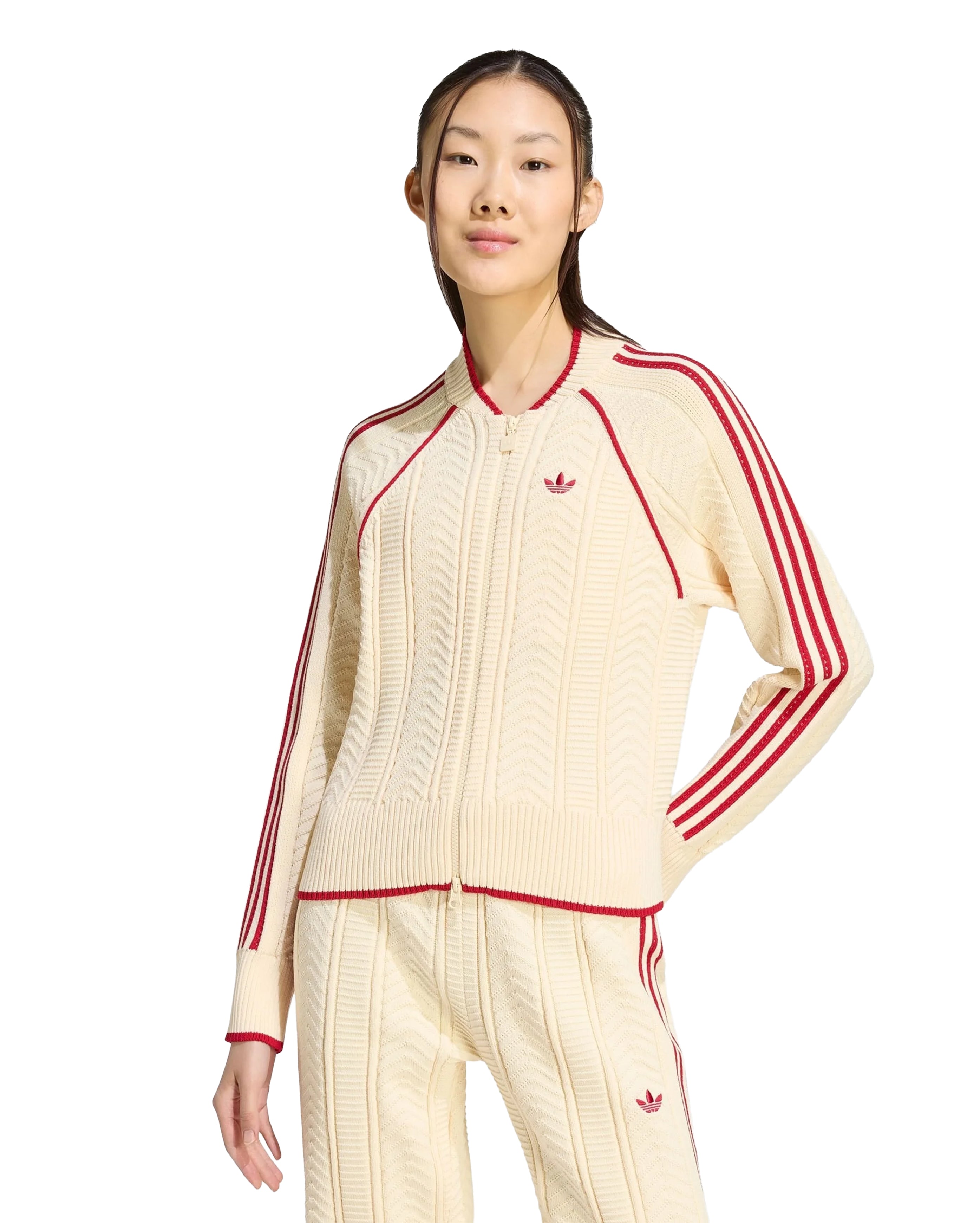 W SST Track Top Warm Vanilla Team Victory Red - Starcowparis - 2