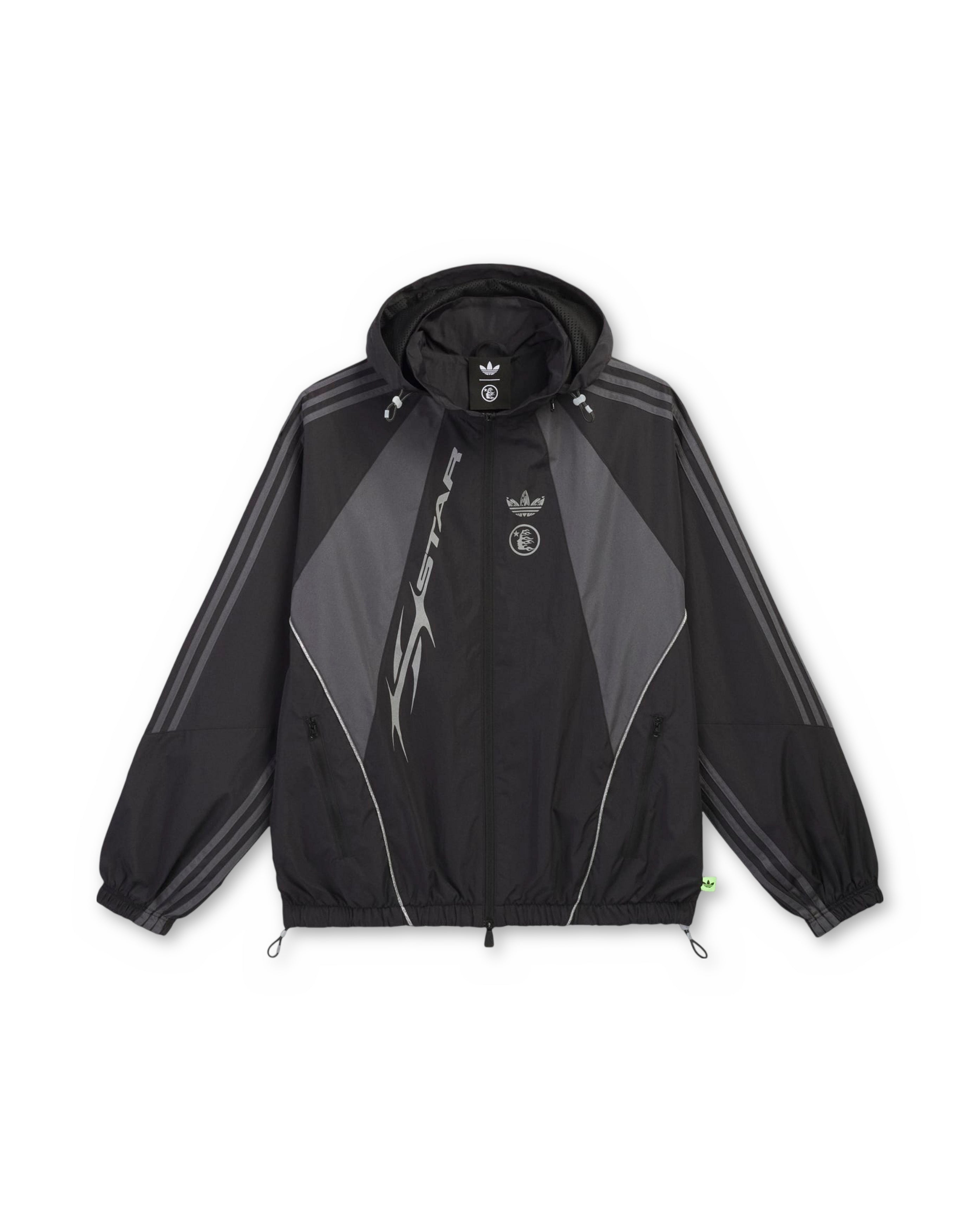 Adidas x Hellstar Tracksuit Jacket Black, face, Starcow Paris - Starcowparis - 1