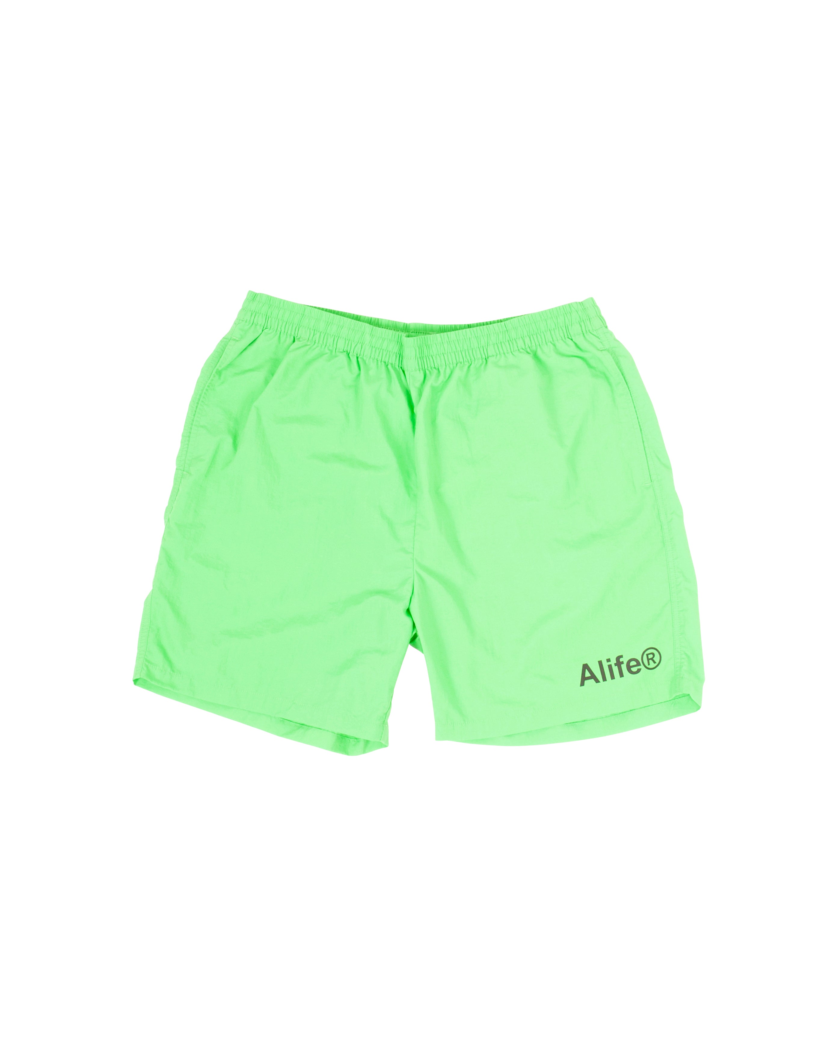 Alife Basic Nylon Shorts Green - ALISS20-38 - Starcow Paris – Starcowparis