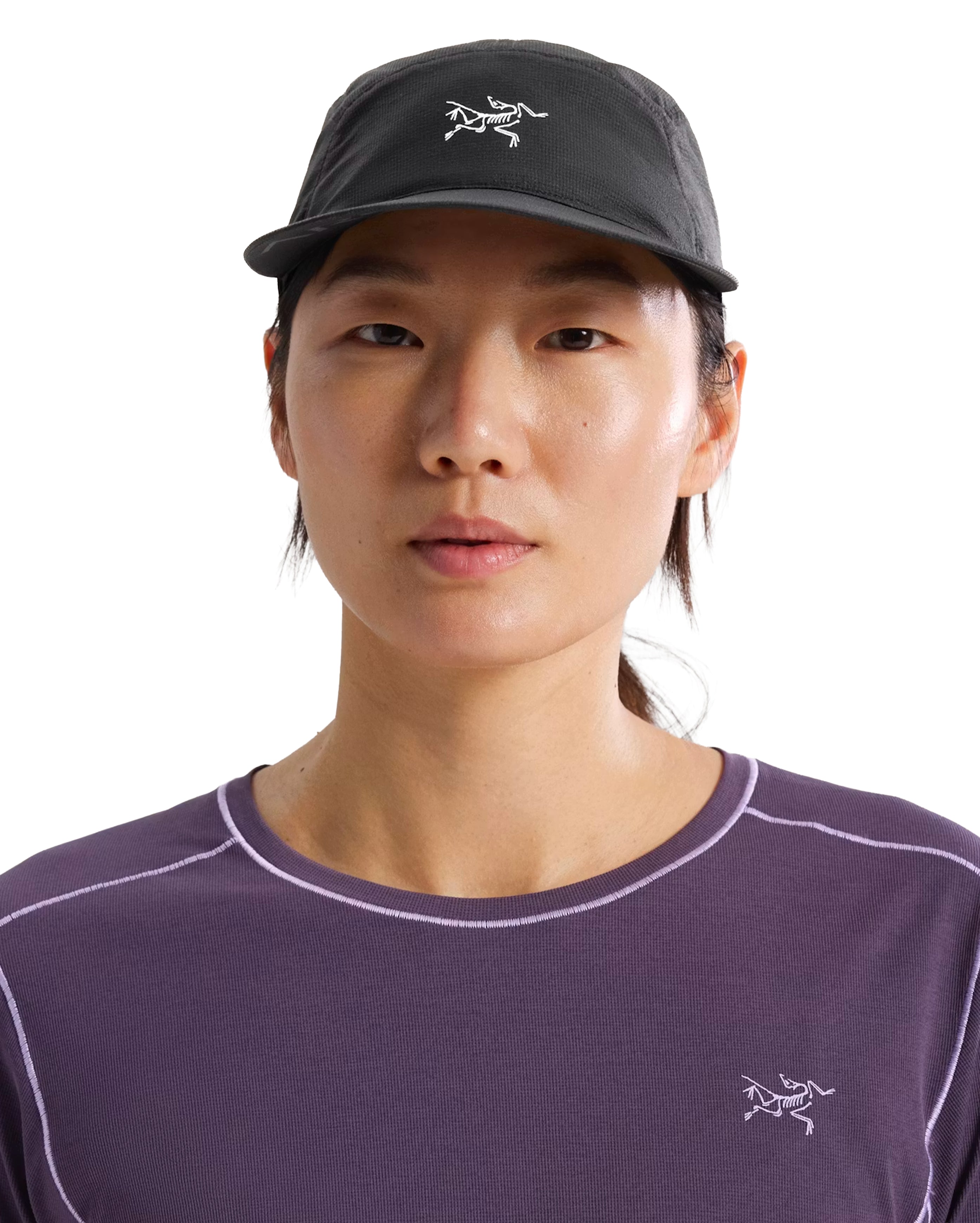 Aerios 5 Panel Cap Black / Arctic Silk - Starcowparis - 2
