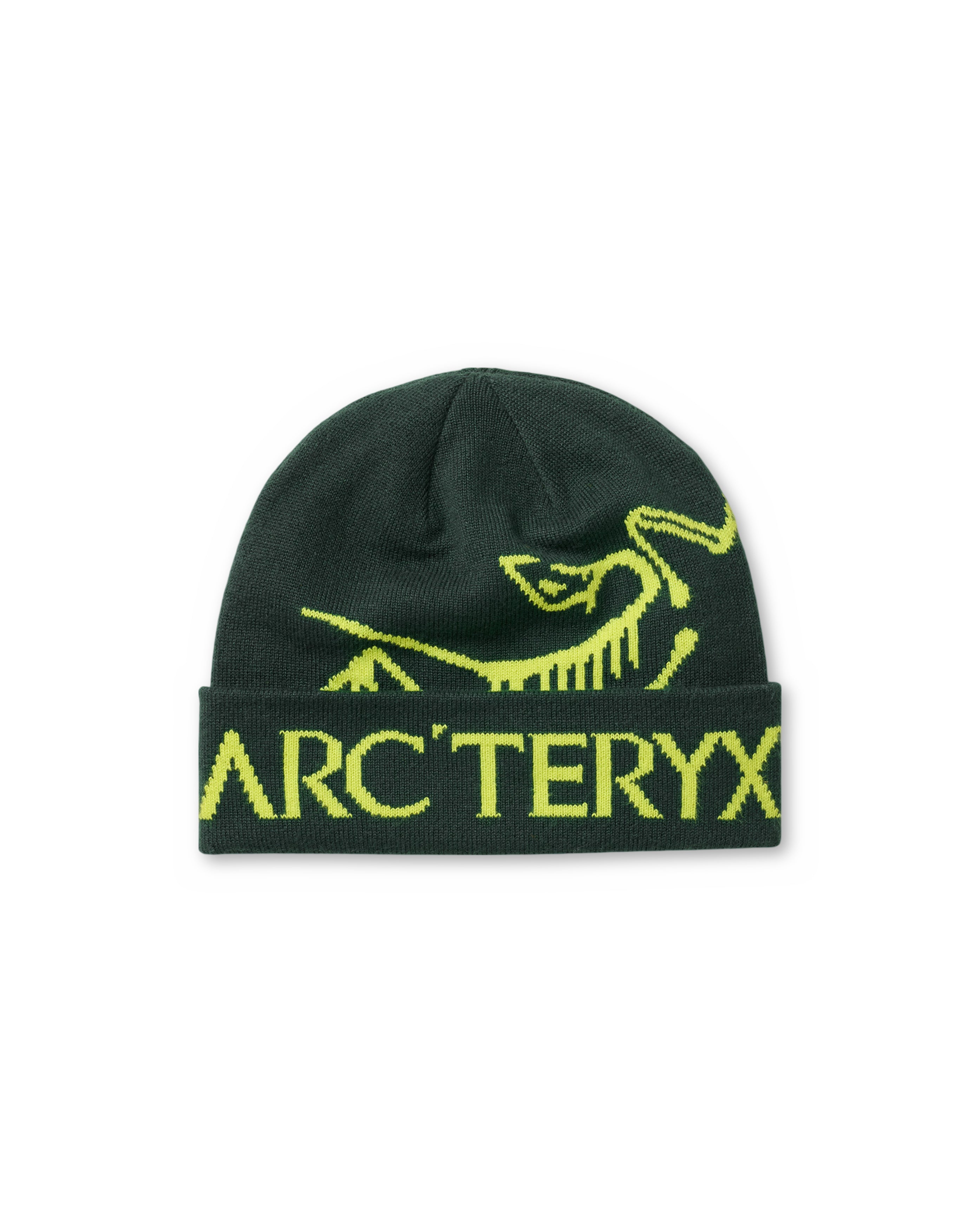 Arc'teryx Bird Word Toque Dark Jade Mantis, face, Starcow Paris - Starcowparis - 1