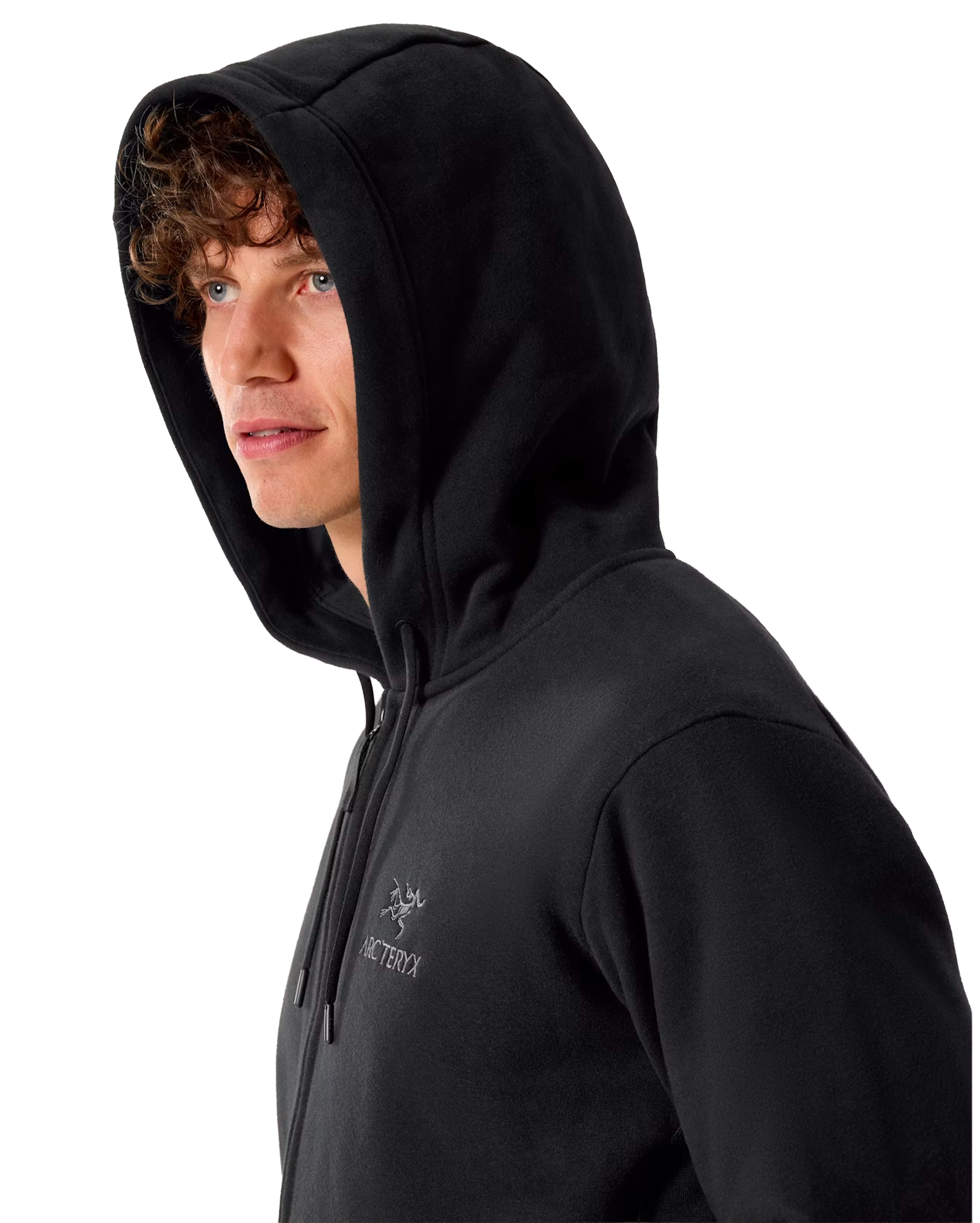 Emblem Full Zip Hoody Black - Starcowparis - 3