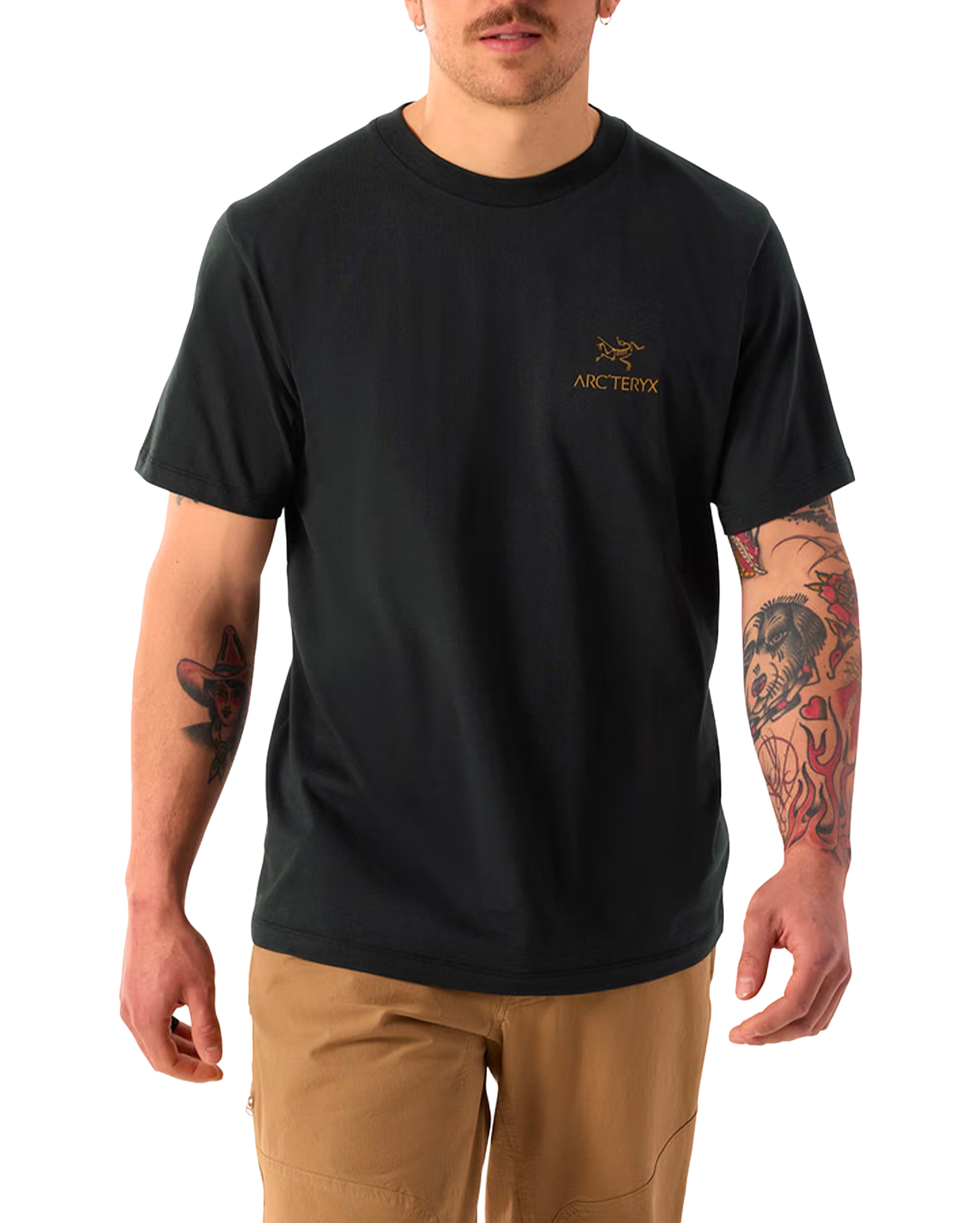 Kragg SL Cotton Bird Shirt SS 24K Black - Starcowparis - 3