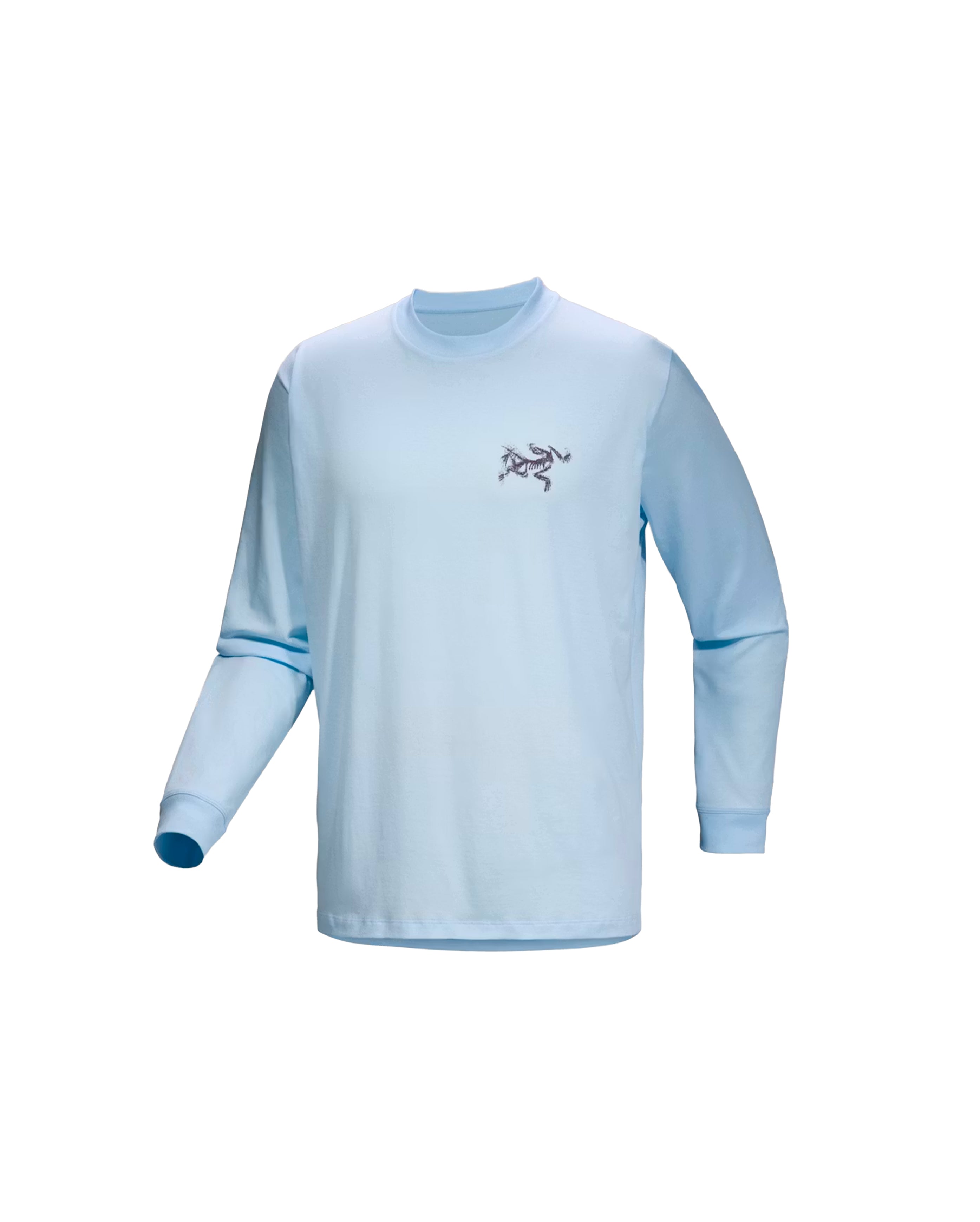Kragg SL Cotton Bird Tile Shirt LS Alpine Blue / Moondrop - Starcowparis - 1