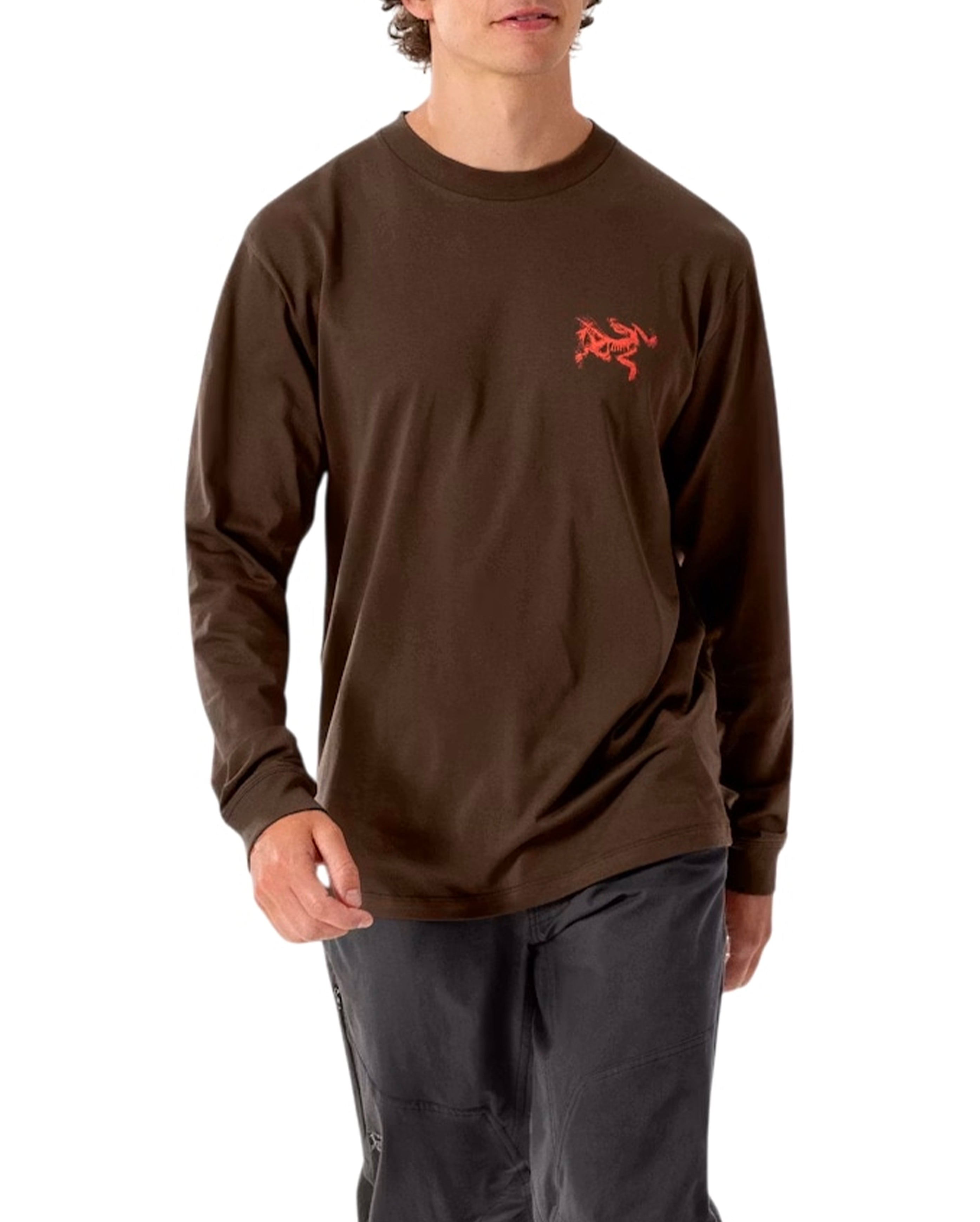 Kragg SL Cotton Bird Tile Shirt LS Carob / Dynasty - Starcowparis - 3