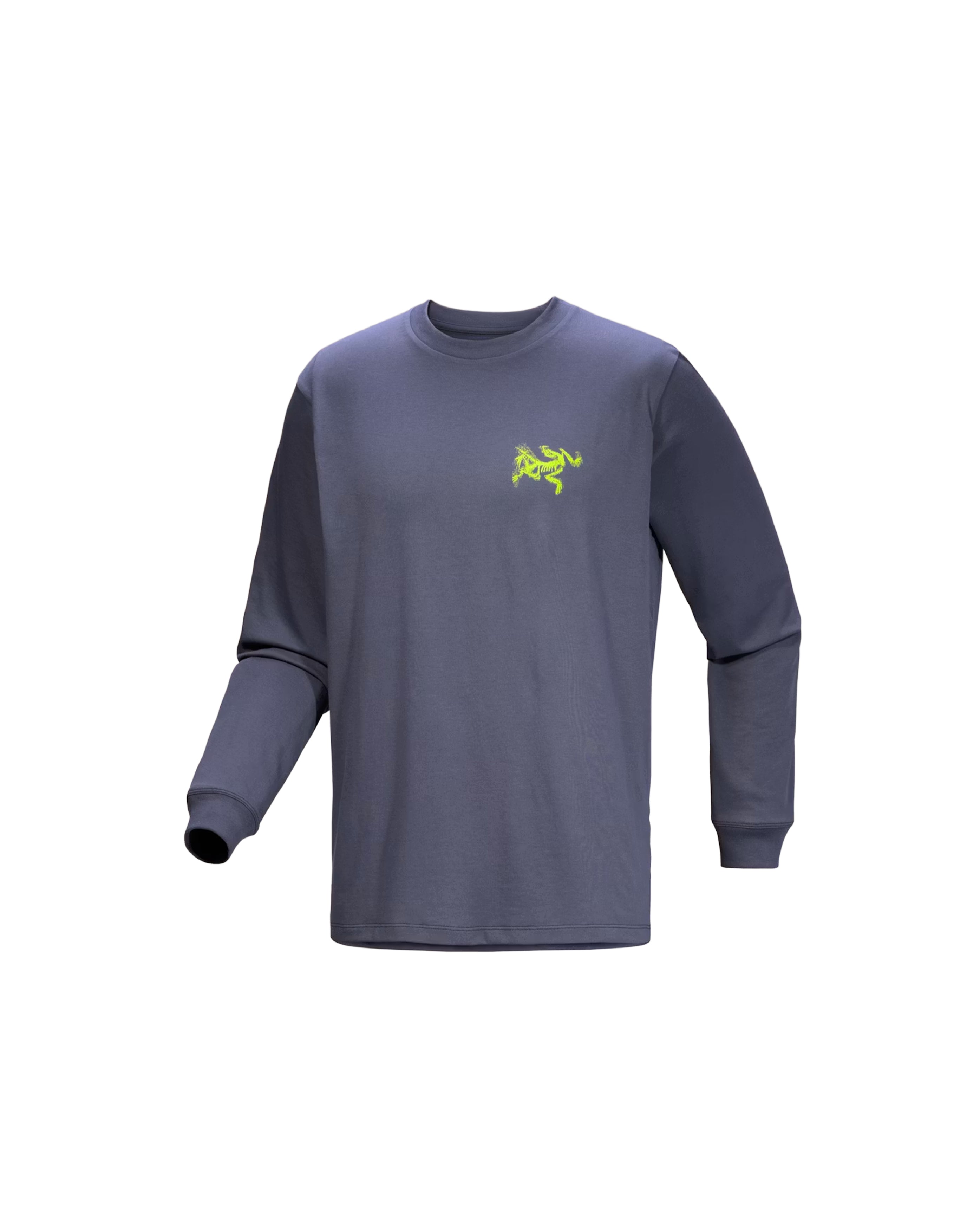 Kragg SL Cotton Bird Tile Shirt LS Dk Stratus / Euphoria