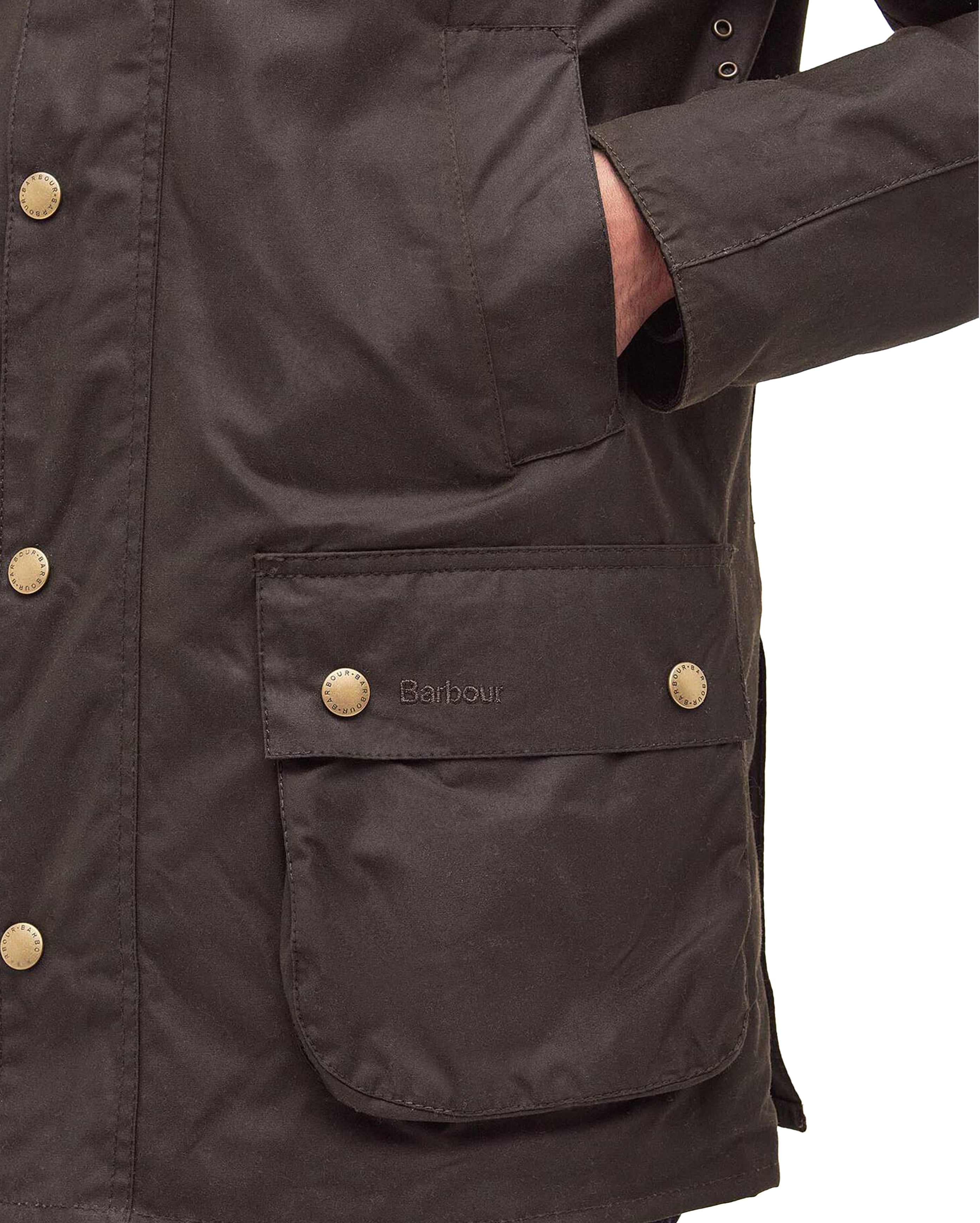 Ashby Wax Jacket Olive - Starcowparis - 4